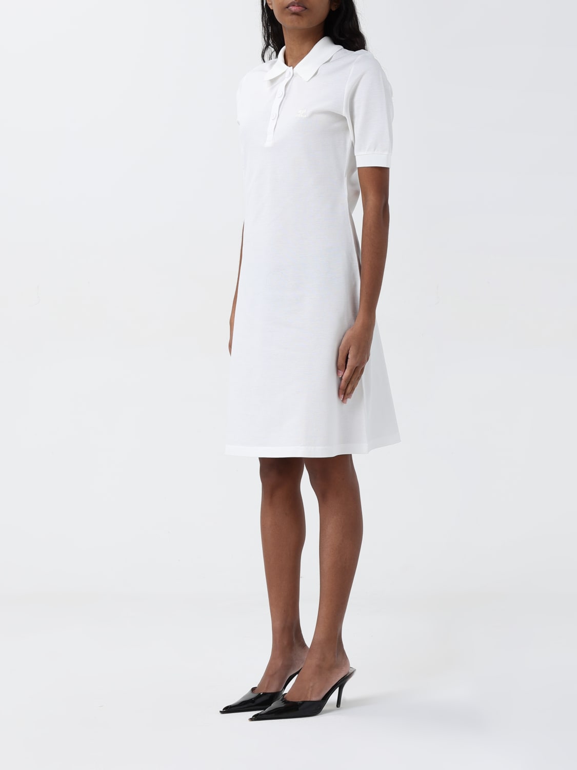 ワンピース COURREGES Woman Dress Beige 125JRO554JS0193 0079 COURRÈGES: Dress woman - Yellow | Courrèges dress