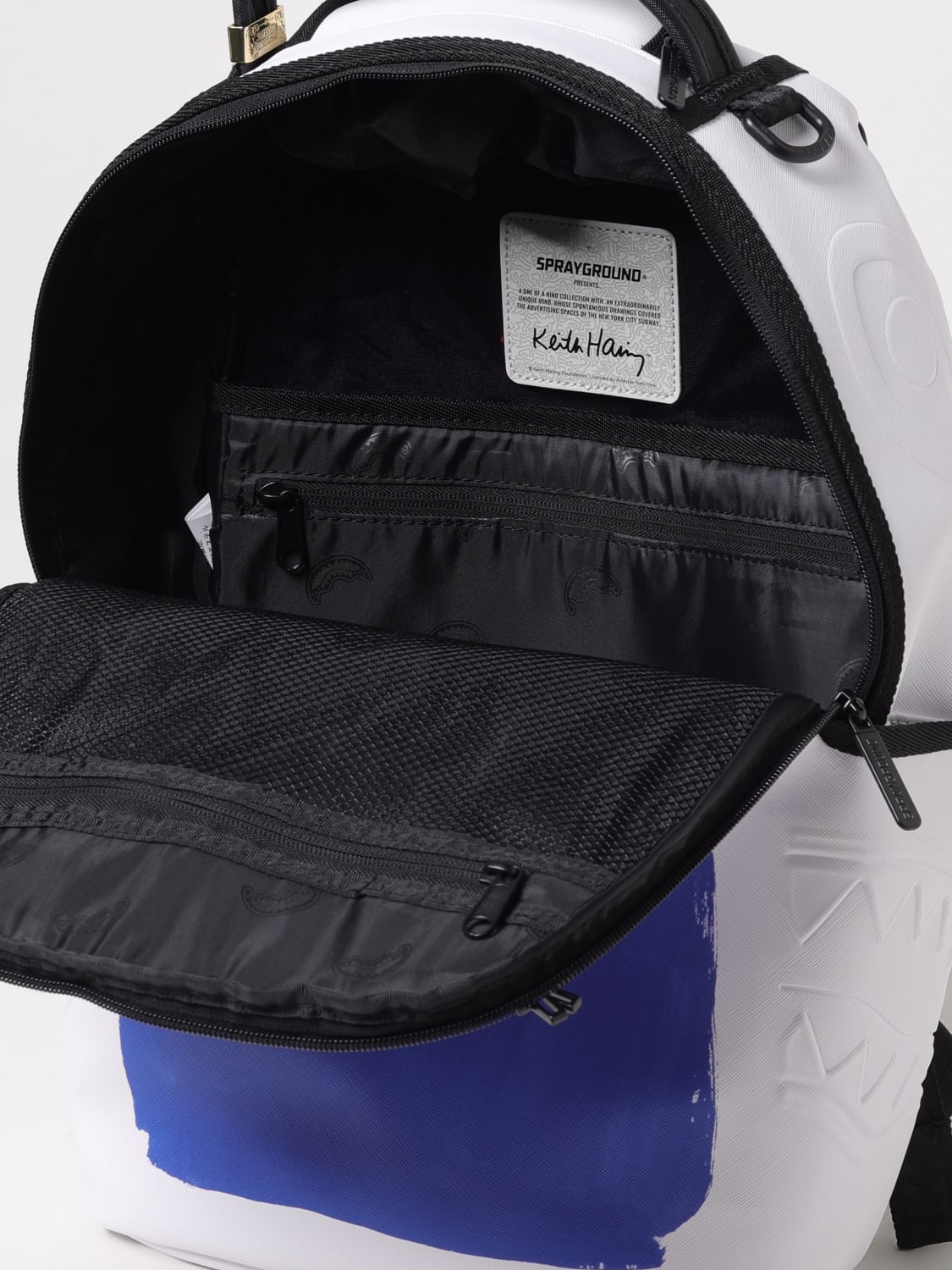 SPRAYGROUND BACKPACK: Backpack men Sprayground, White - Img 4