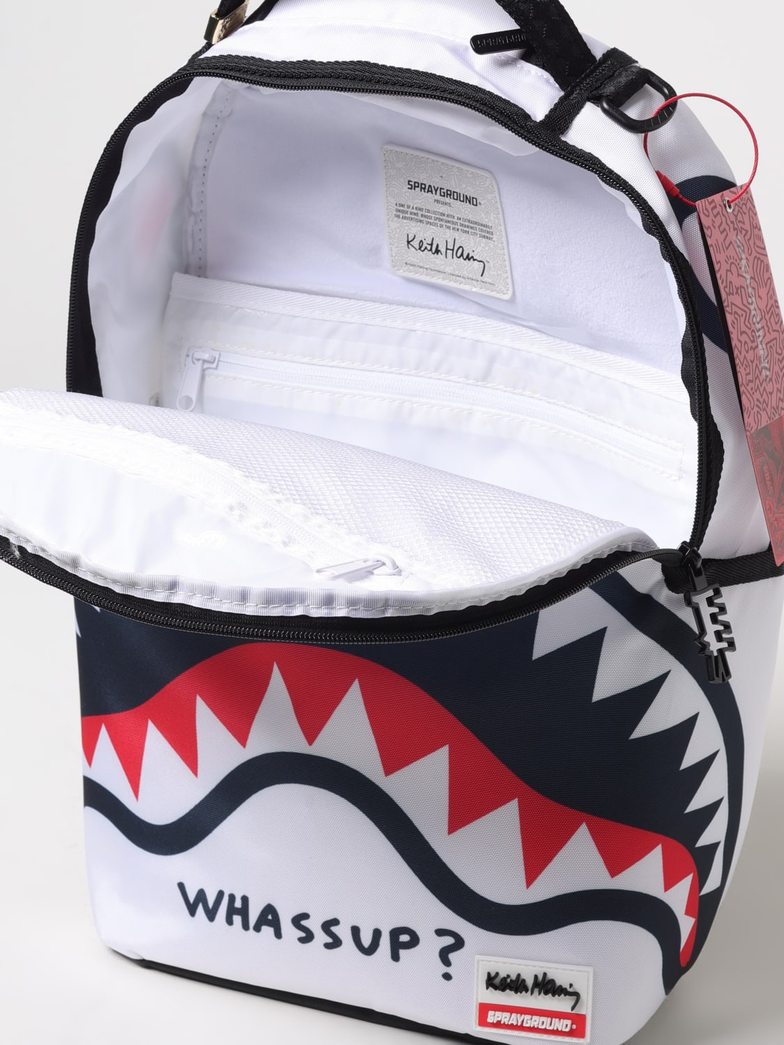 SPRAYGROUND BACKPACK: Backpack men Sprayground, White - Img 4