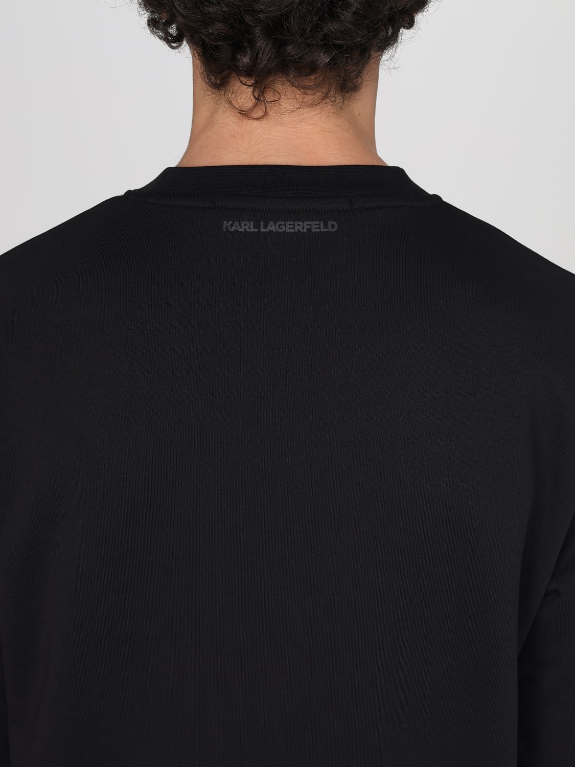 KARL LAGERFELD SWEATSHIRT: Sweatshirt men Karl Lagerfeld, Black - Img 3
