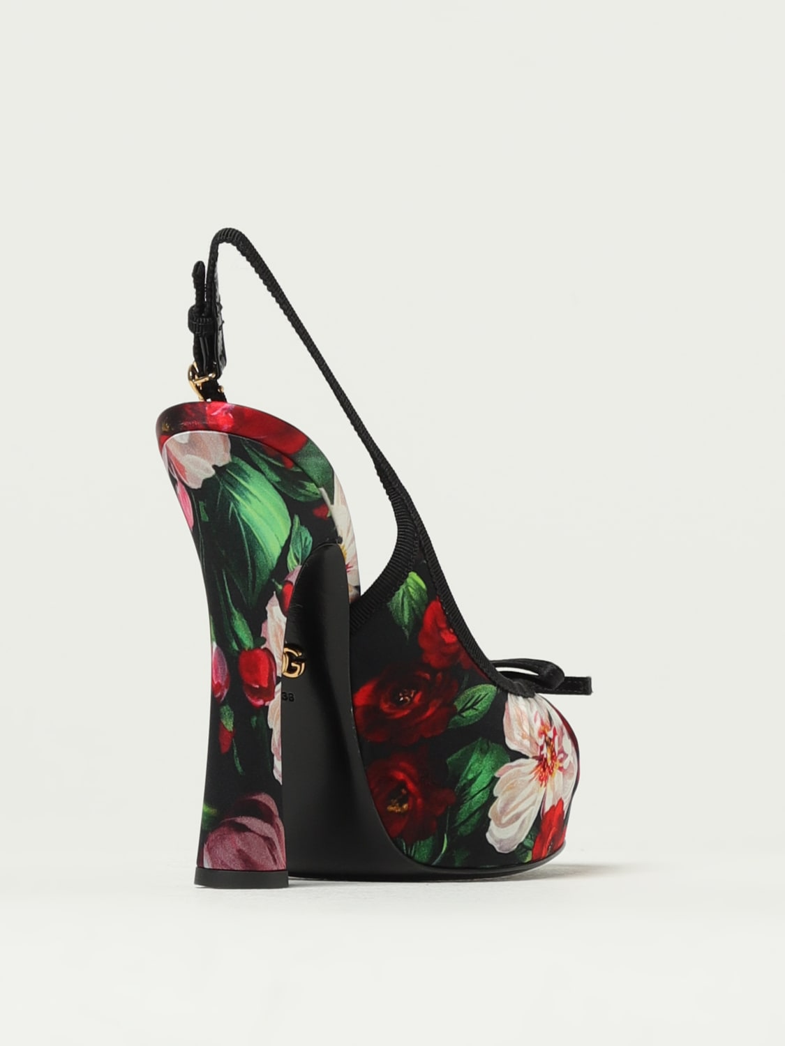 シューズ・サンダルその他 DOLCE & GABBANA Woman Pumps Black CG0927AD645 HN5PD Satin slingbacks in Black for Women | Dolce&Gabbana® US