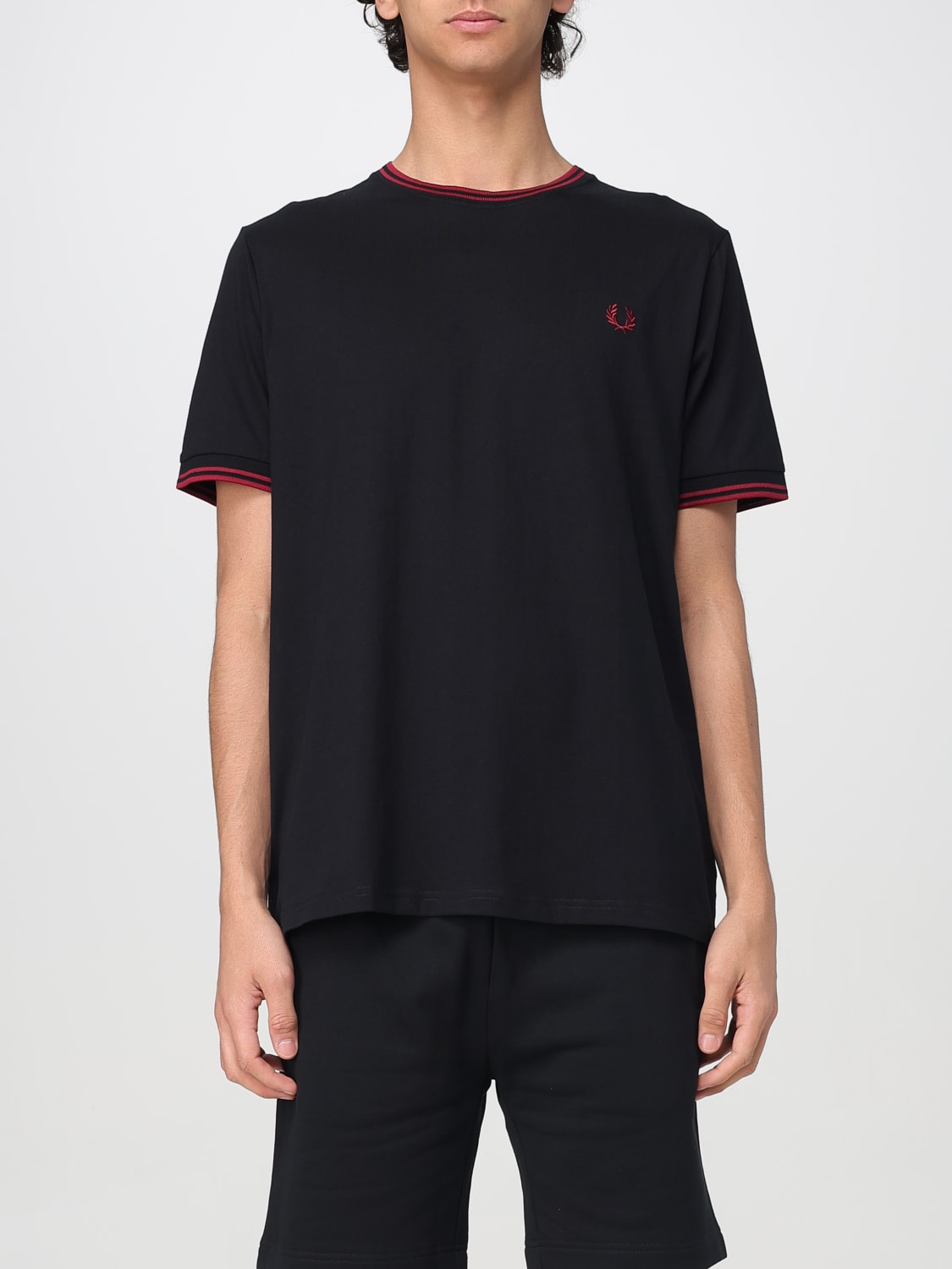 FRED PERRY T-SHIRT: T-shirt men Fred Perry, Black 1 - Img 1