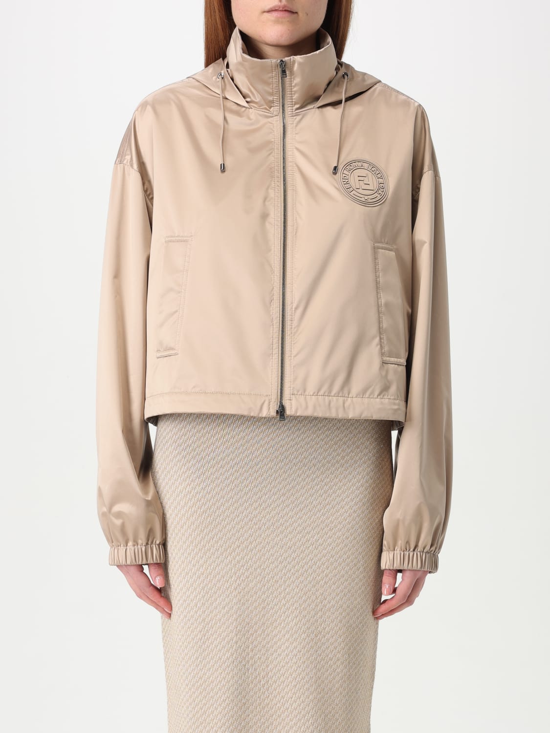 FENDI JACKET: Jacket woman Fendi, Brown - Img 1