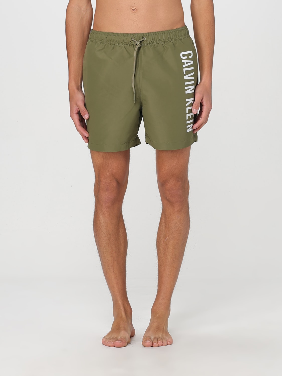 CALVIN KLEIN SWIMSUIT: Calvin Klein men's swim shorts, Military - Img 1