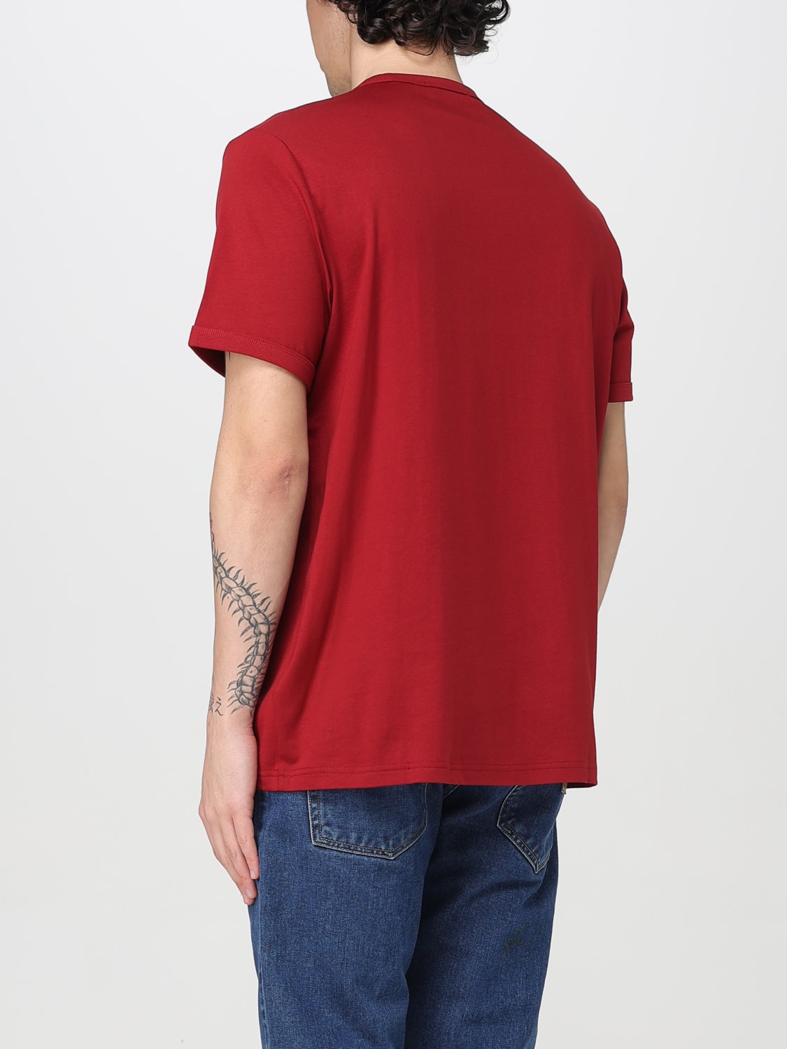 FRED PERRY T-SHIRT: T-shirt men Fred Perry, Red - Img 2