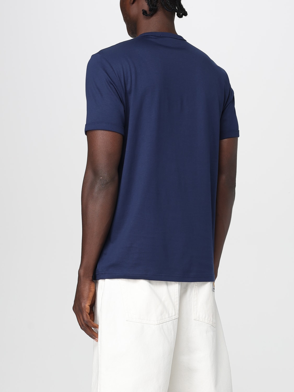 FRED PERRY T-SHIRT: T-shirt men Fred Perry, Blue 1 - Img 2