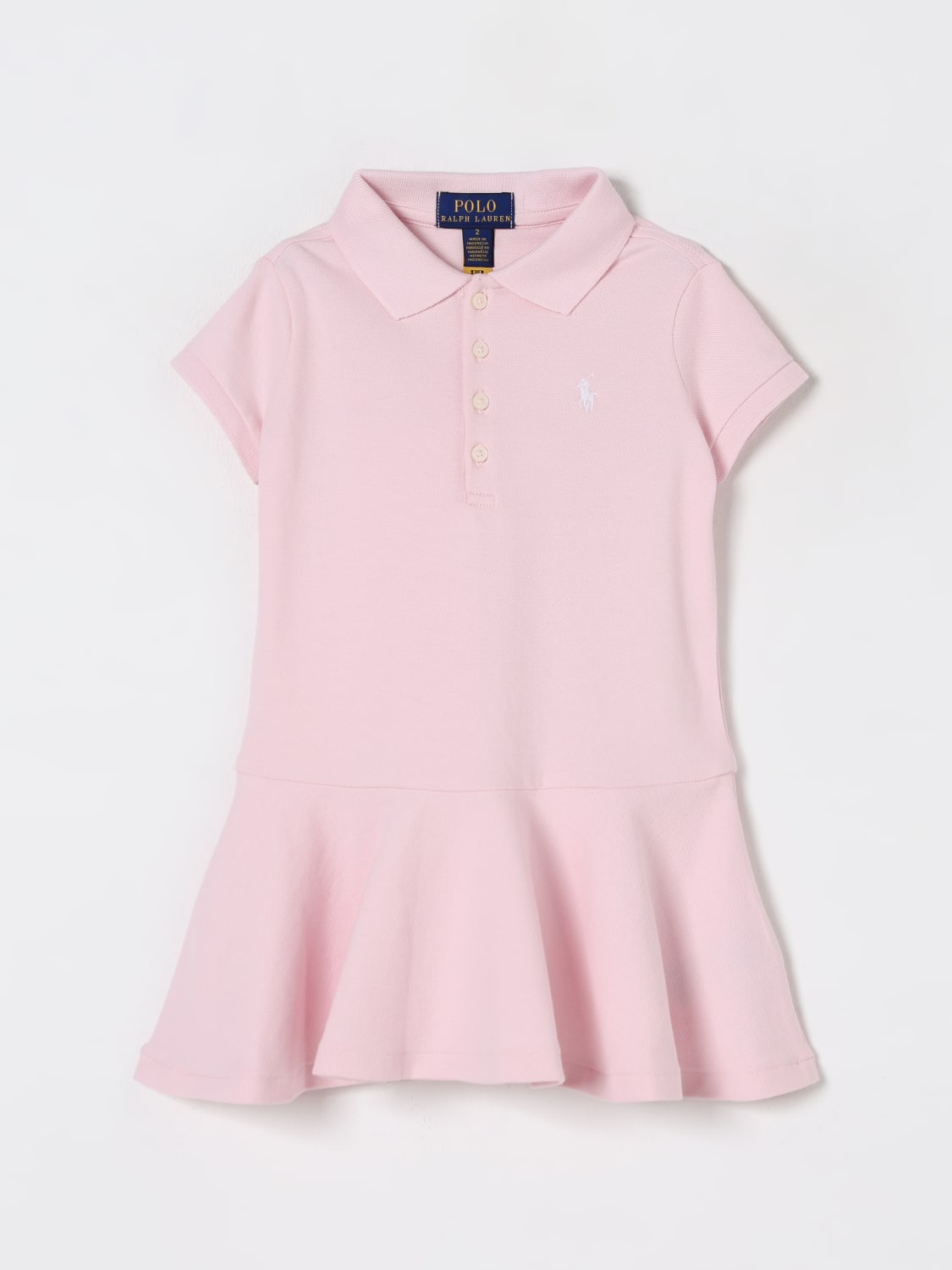 POLO RALPH LAUREN KLEID: Kleid kinder Polo Ralph Lauren, Pink - Img 1