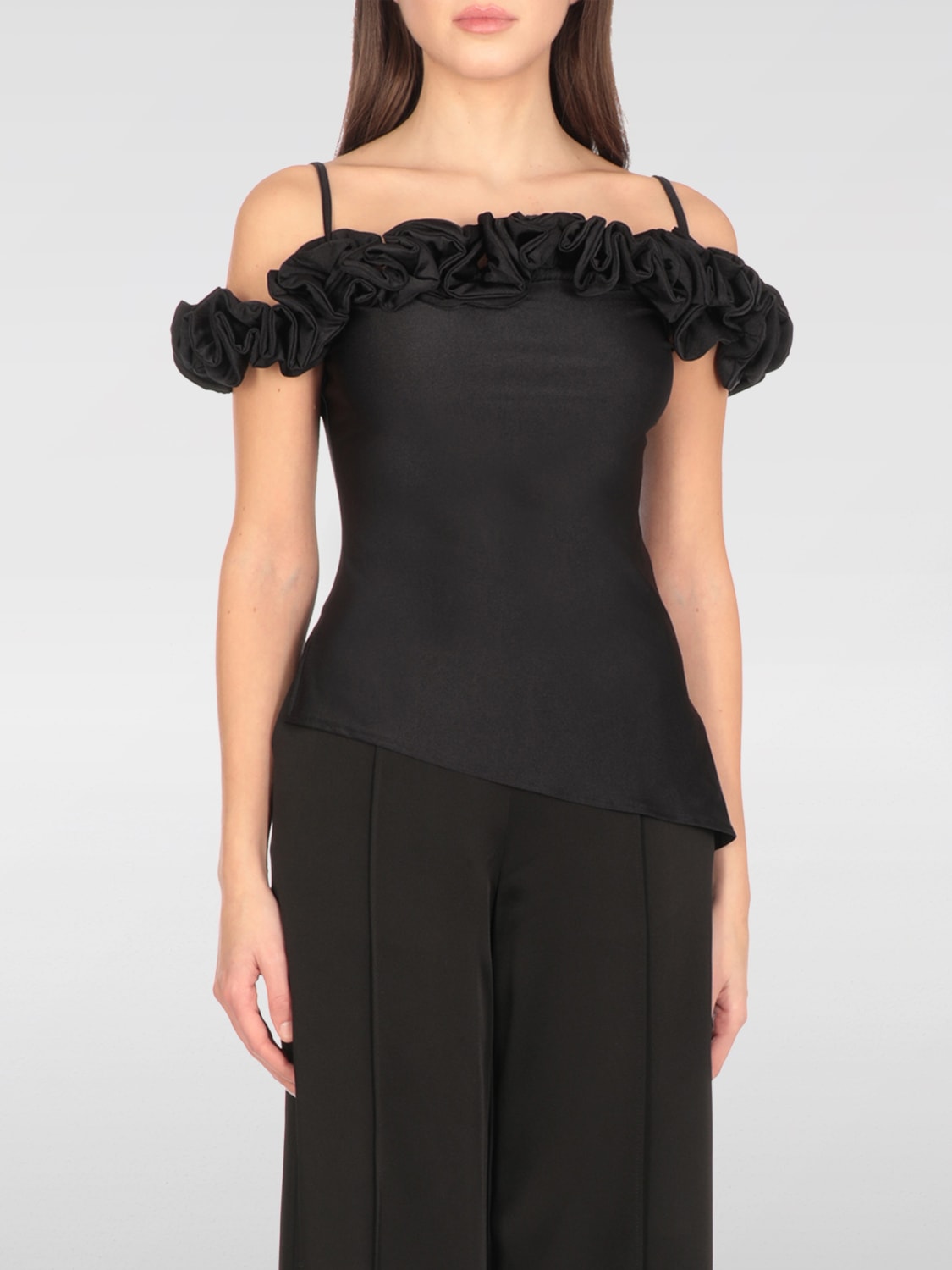 Tシャツ・カットソー COPERNI Women Tops COPT79F5001 BLK Black COPERNI: Top woman - Black | Coperni top COPT79F5001 online