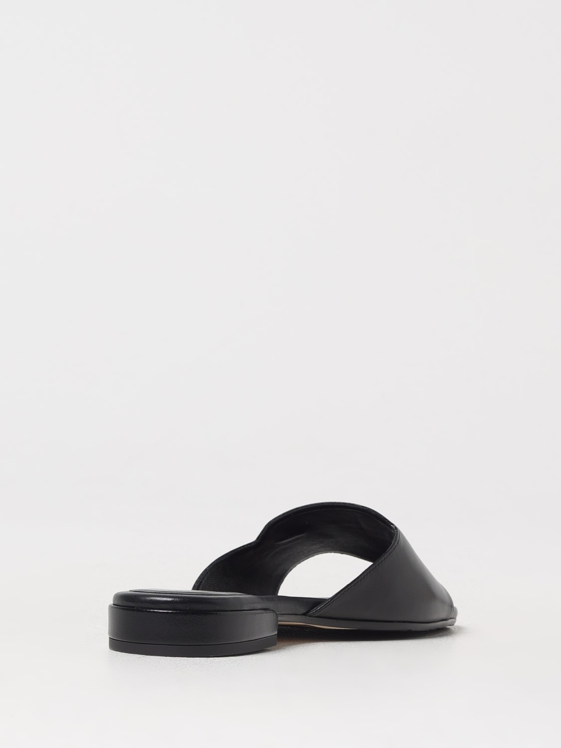 JIMMY CHOO: Flat sandals woman - Black | Jimmy Choo flat