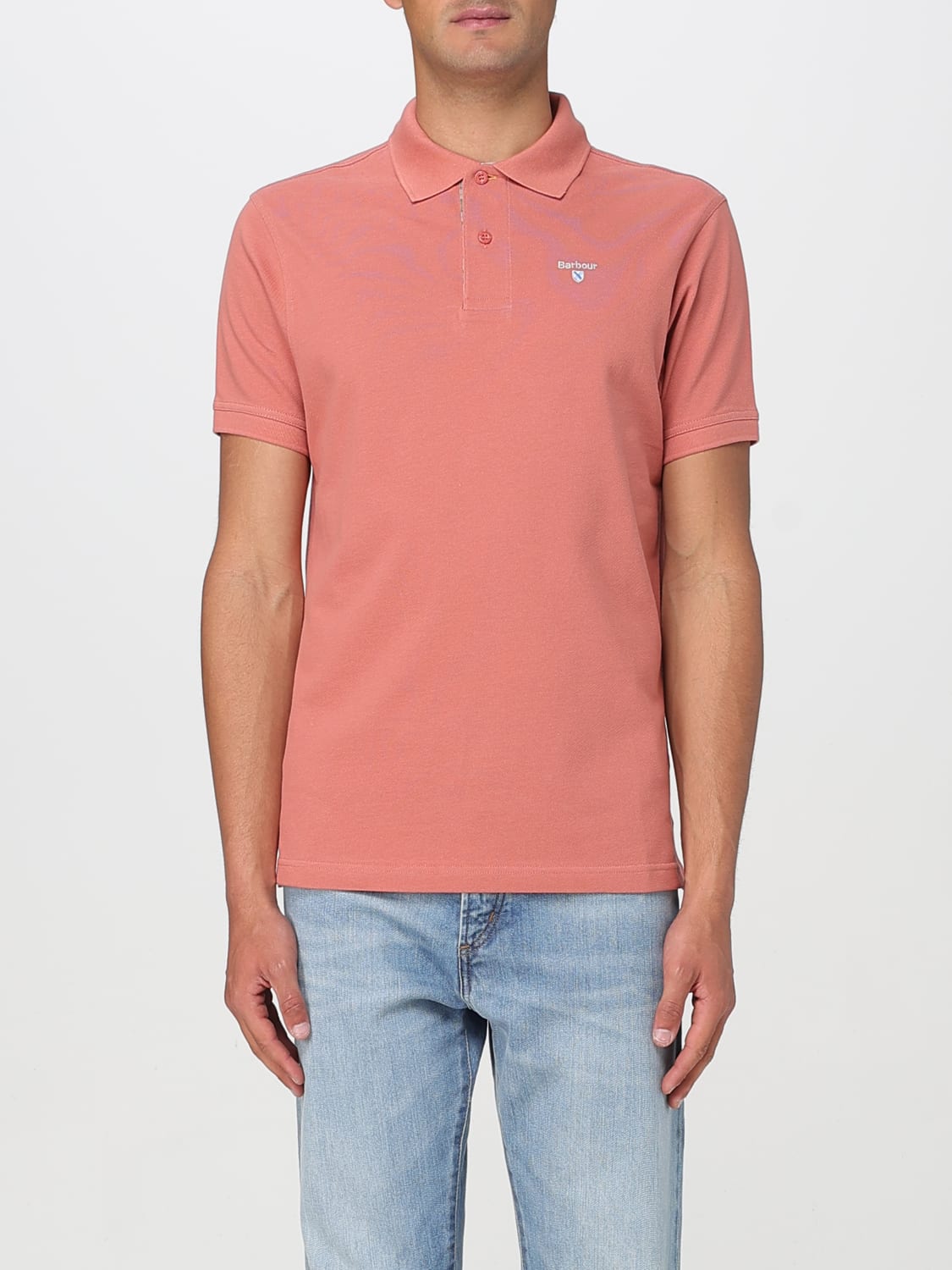 BARBOUR POLO: Polo homme Barbour, Rose - Img 1