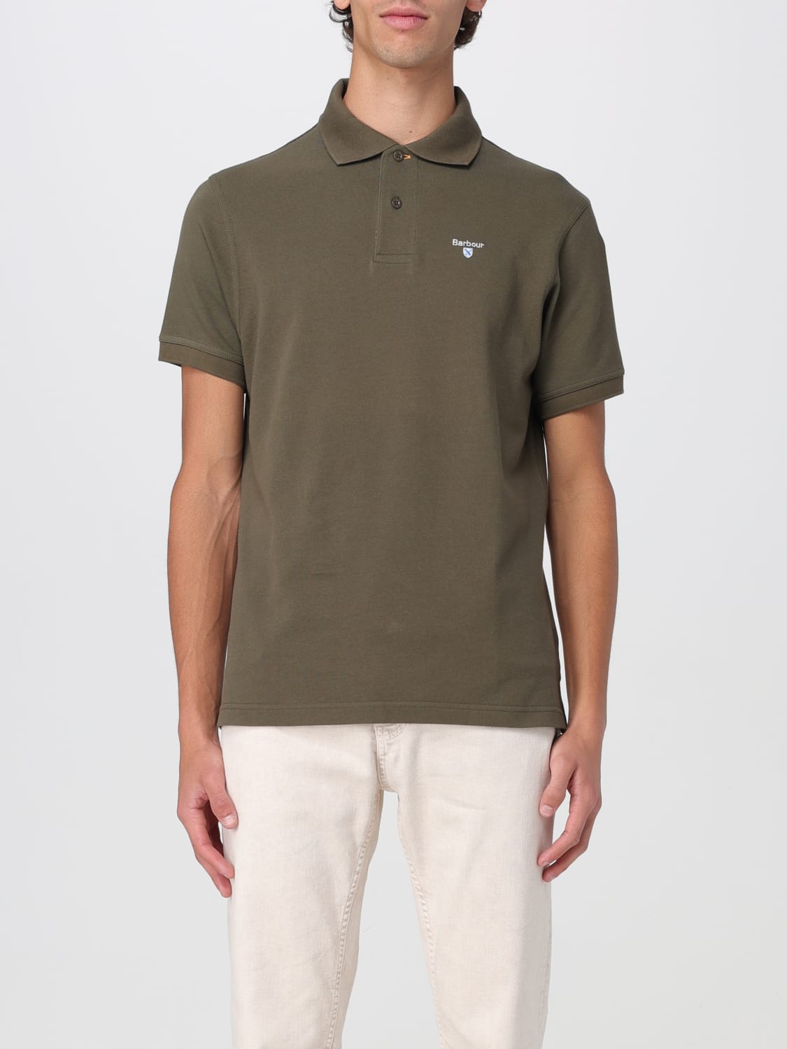BARBOUR POLO: Polo herren Barbour, Olive - Img 1