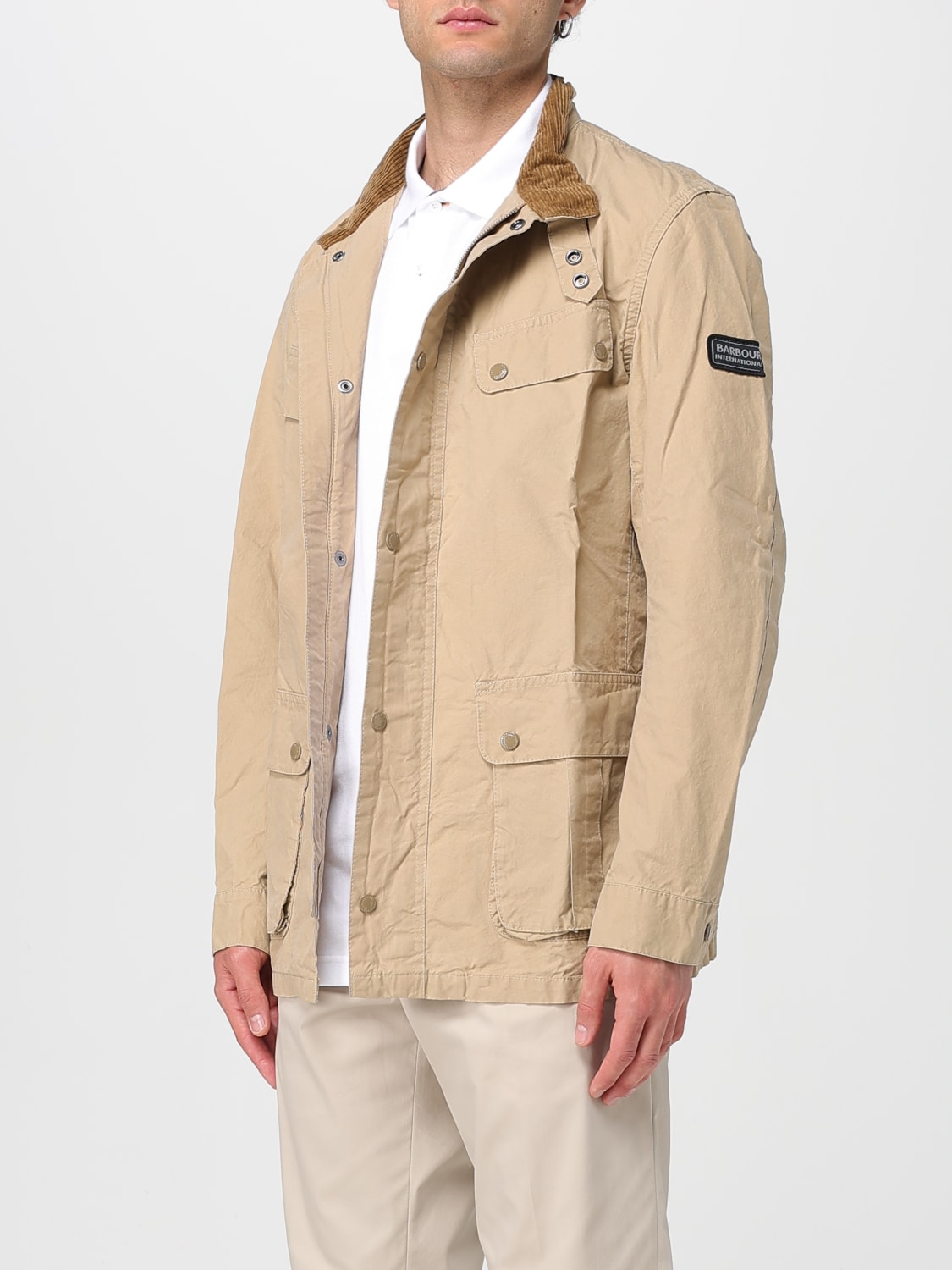 BARBOUR GIACCA: Giubbotto Barbour in cotone , Nudo - Img 3