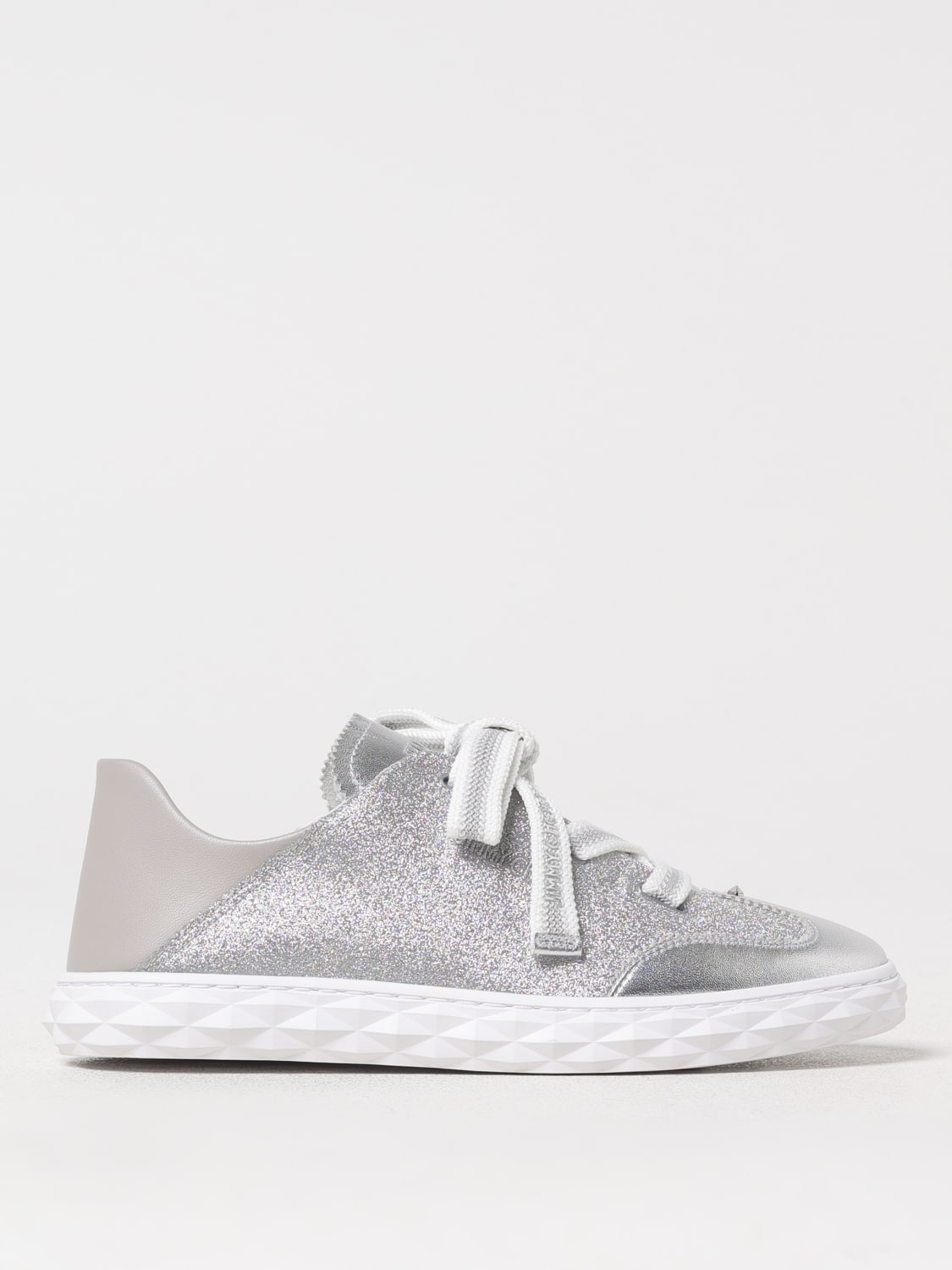 スニーカー JIMMY CHOO Woman Sneakers Silver DIAMONDLIGHTFLEXFQJK SILVER JIMMY CHOO: Sneakers woman - Silver | Jimmy Choo sneakers