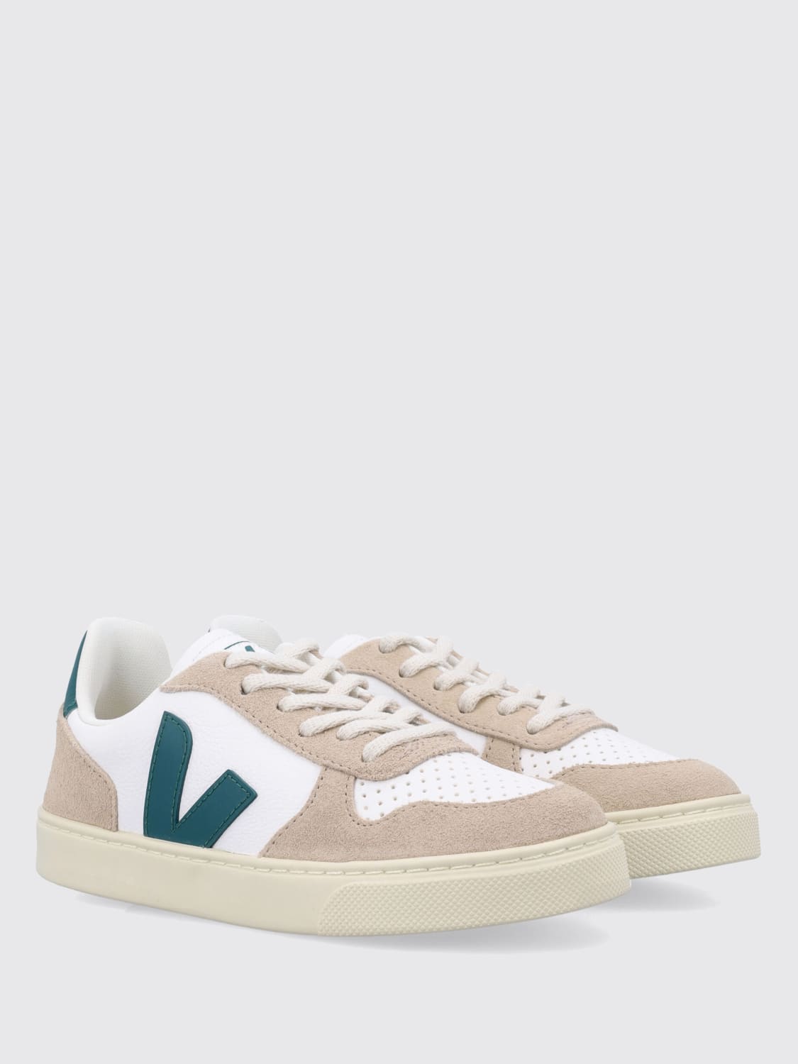 VEJA SNEAKERS: Sneakers kinder Veja, Beige - Img 2