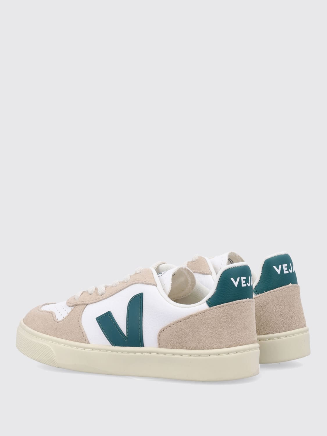 VEJA SNEAKERS: Sneakers kinder Veja, Beige - Img 3