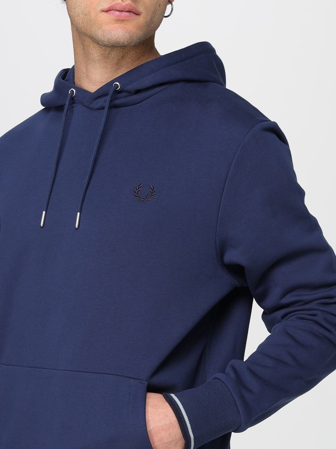 FRED PERRY 卫衣: 卫衣 男士 Fred Perry, 黑色 - Img 3