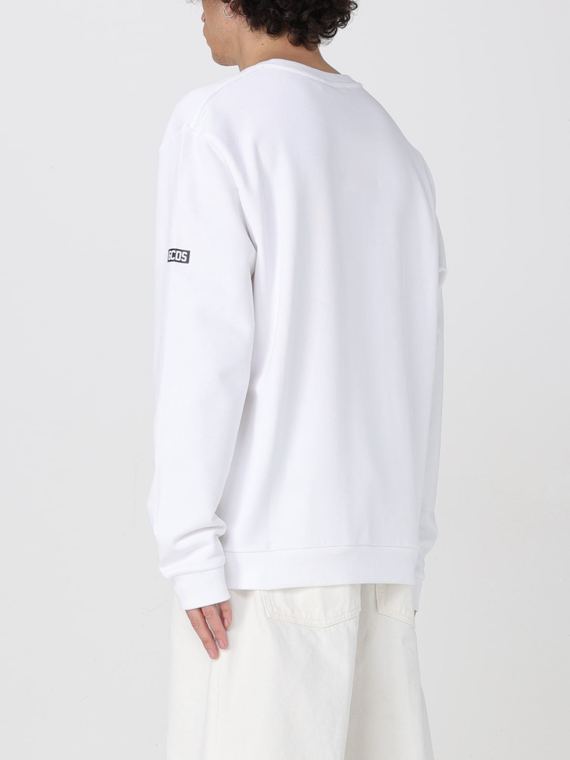 GCDS SWEATSHIRT: Sweatshirt men GCDS, White - Img 2