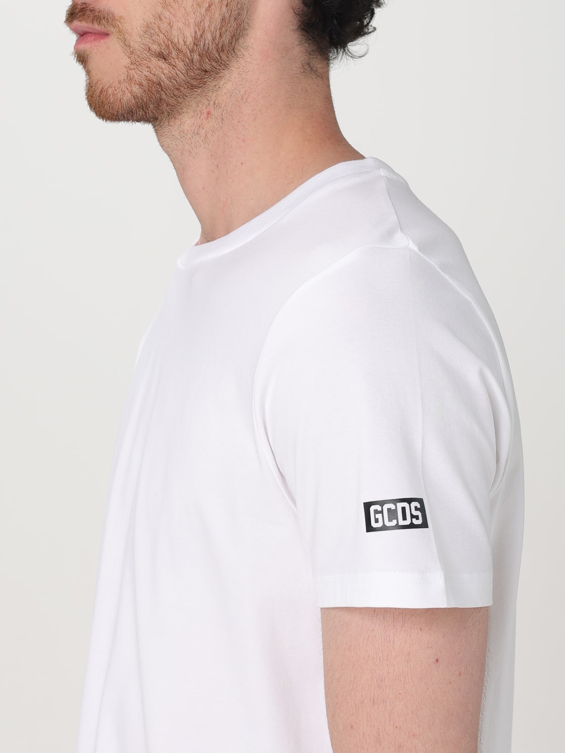 GCDS T-SHIRT: T-shirt herren GCDS, Weiß - Img 3