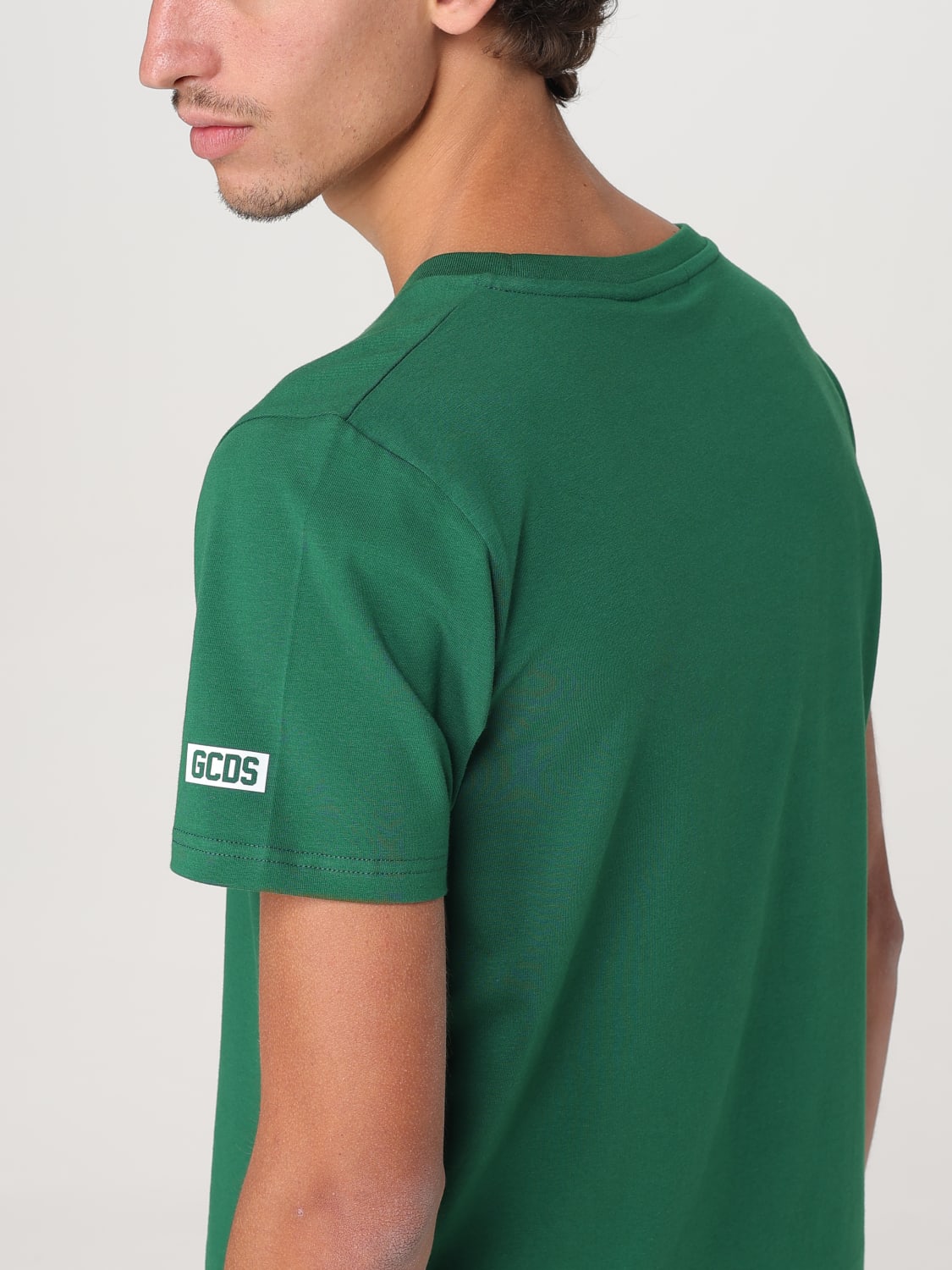 GCDS T-SHIRT: T-shirt men GCDS, Green - Img 3