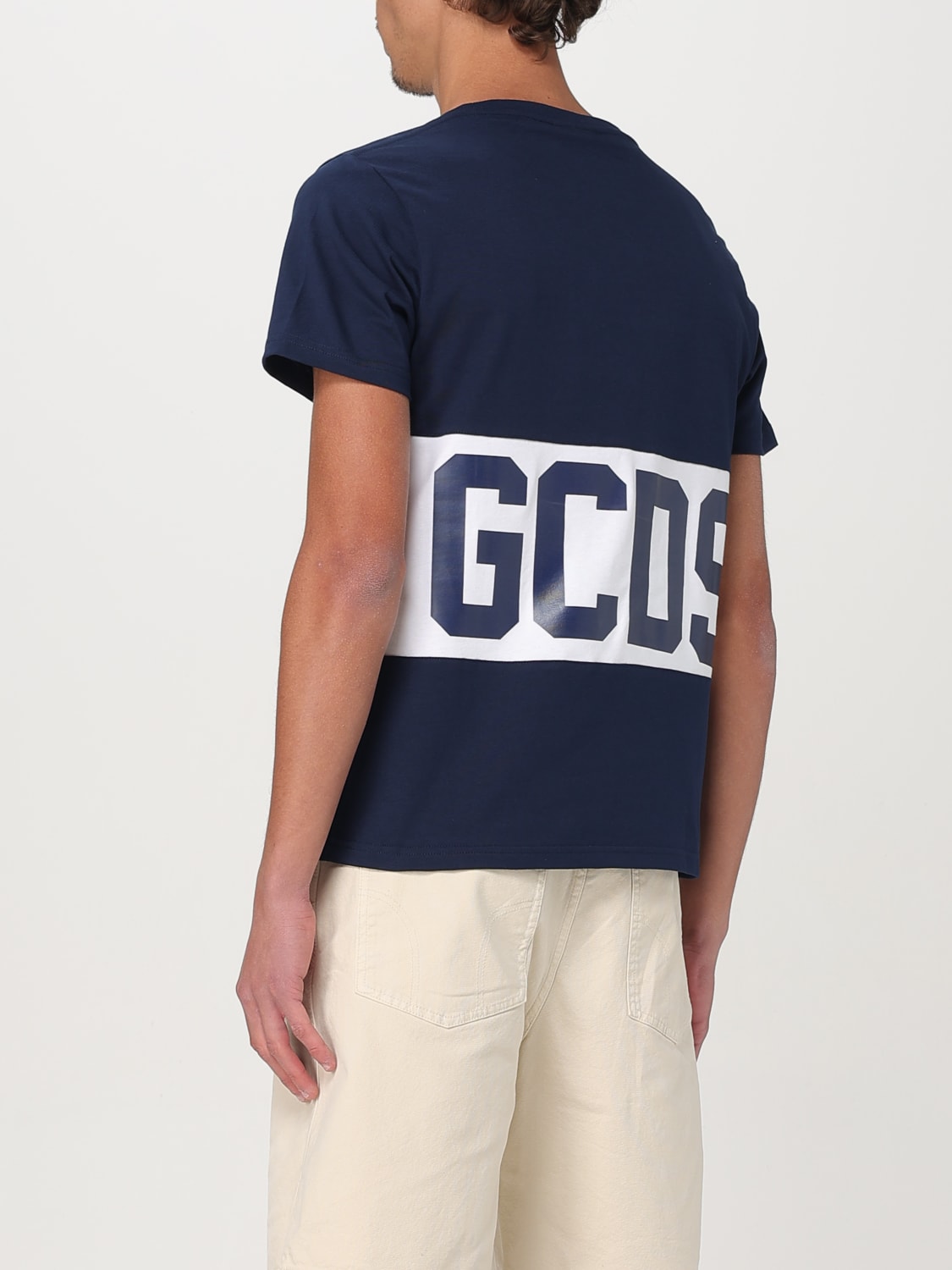 GCDS T-SHIRT: T-shirt men GCDS, Blue - Img 2