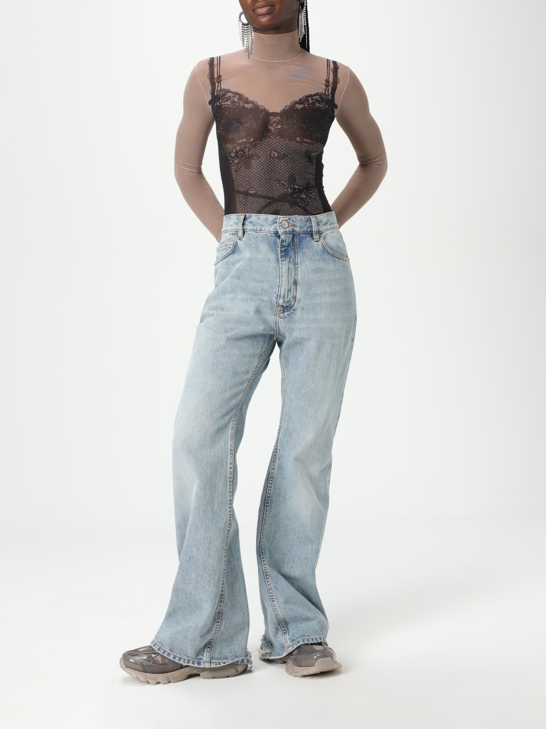 BALENCIAGA TOP: Top woman Balenciaga, Black - Img 2