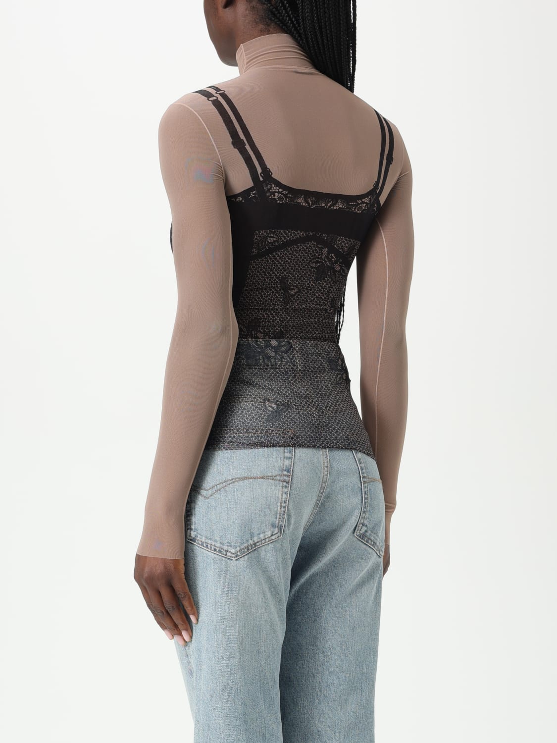 BALENCIAGA TOP: Top woman Balenciaga, Black - Img 3