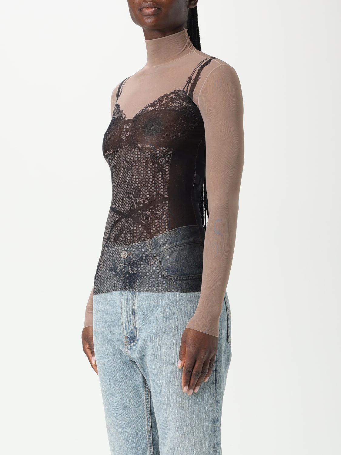 BALENCIAGA TOP: Top woman Balenciaga, Black - Img 4