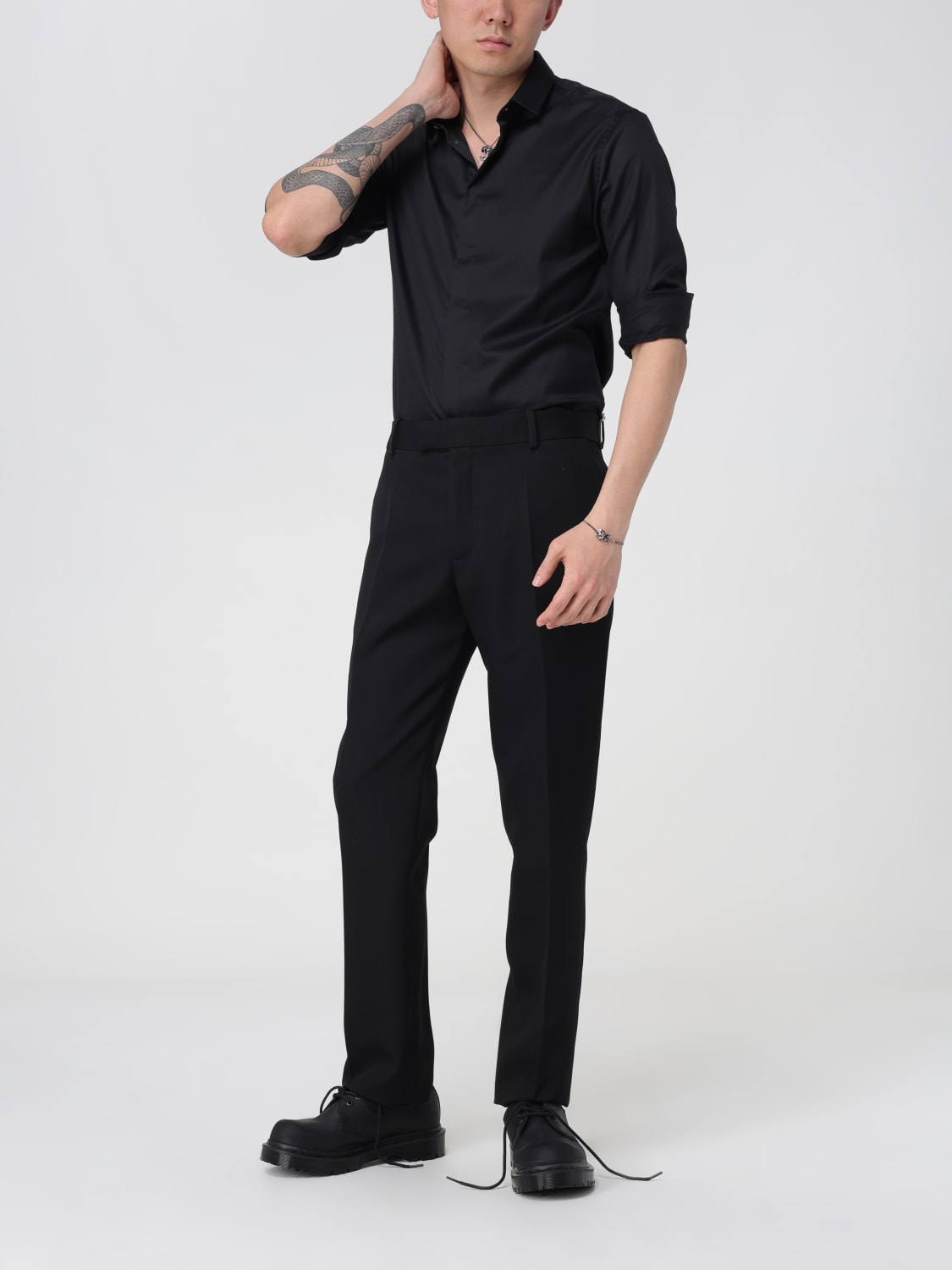 MCQUEEN PANTS: Pants men McQueen, Black - Img 2