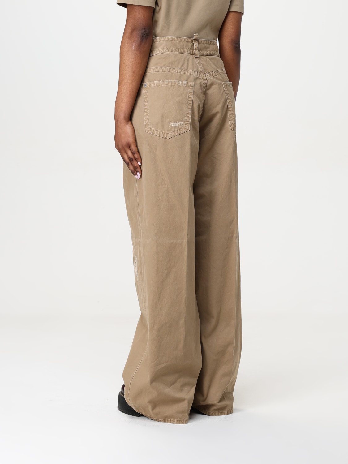 DSQUARED2 JEANS: Pants woman Dsquared2, Beige - Img 3