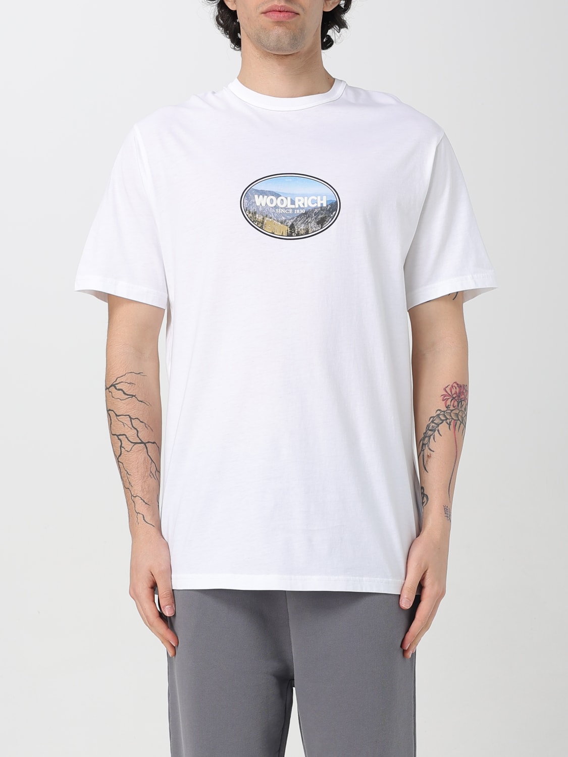 Tシャツ・カットソー WOOLRICH Men T-shirt White CFWOTE0159MRUT2926 8041 WOOLRICH: T-shirt men - White | Woolrich t-shirt