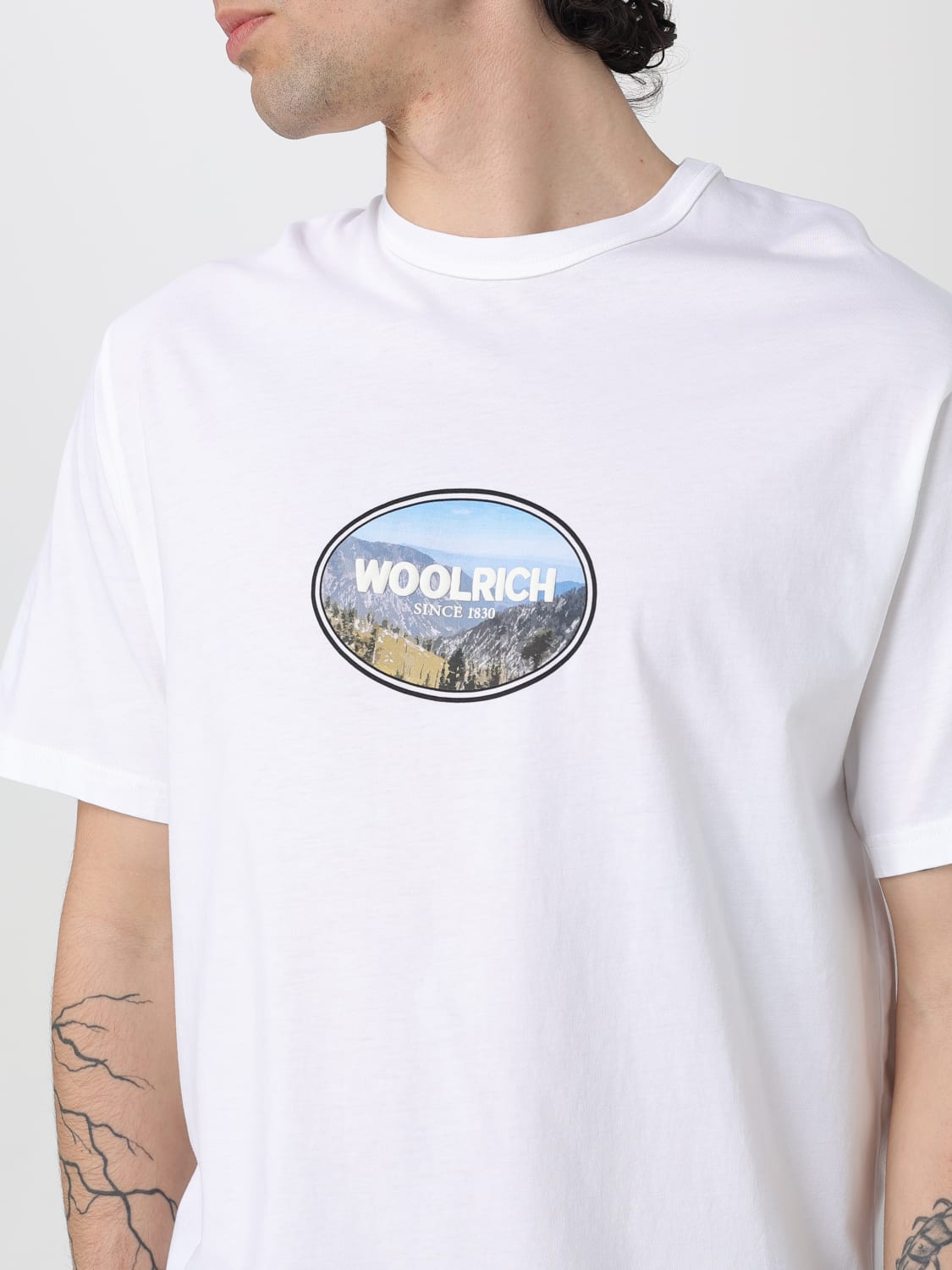 WOOLRICH: T-shirt men - White | Woolrich t-shirt