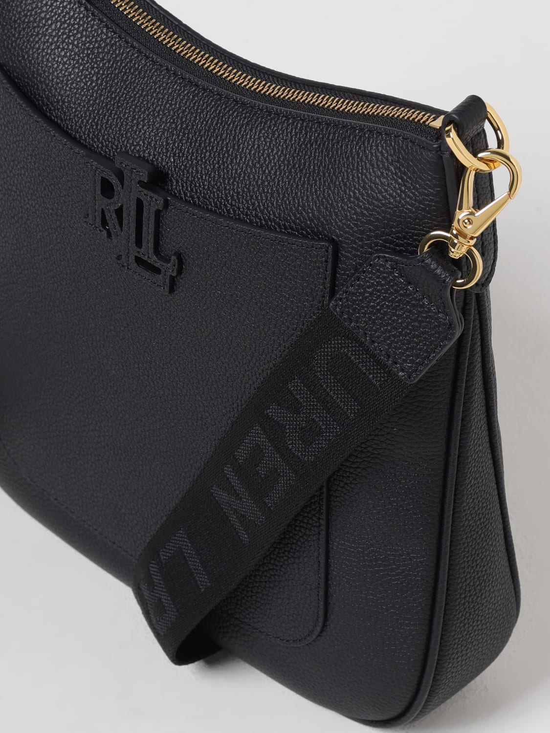 LAUREN RALPH LAUREN SCHULTERTASCHE: Schultertasche damen Lauren Ralph Lauren, Schwarz - Img 3