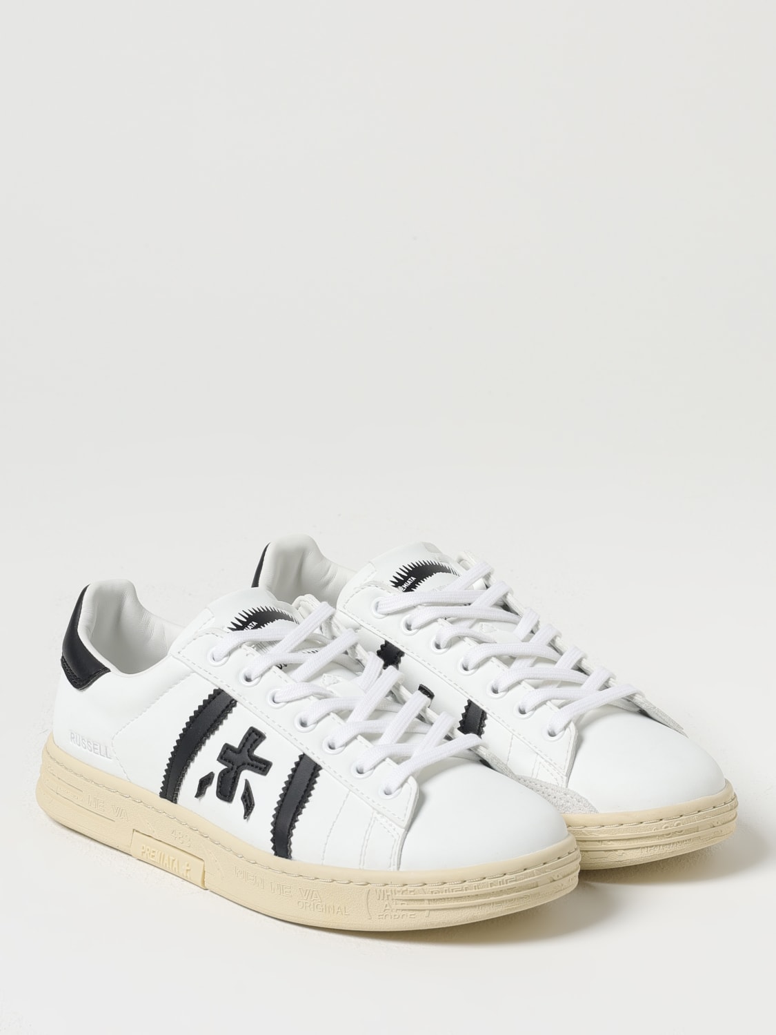 PREMIATA: Sneakers men - White 1 | Premiata sneakers RUSSELL