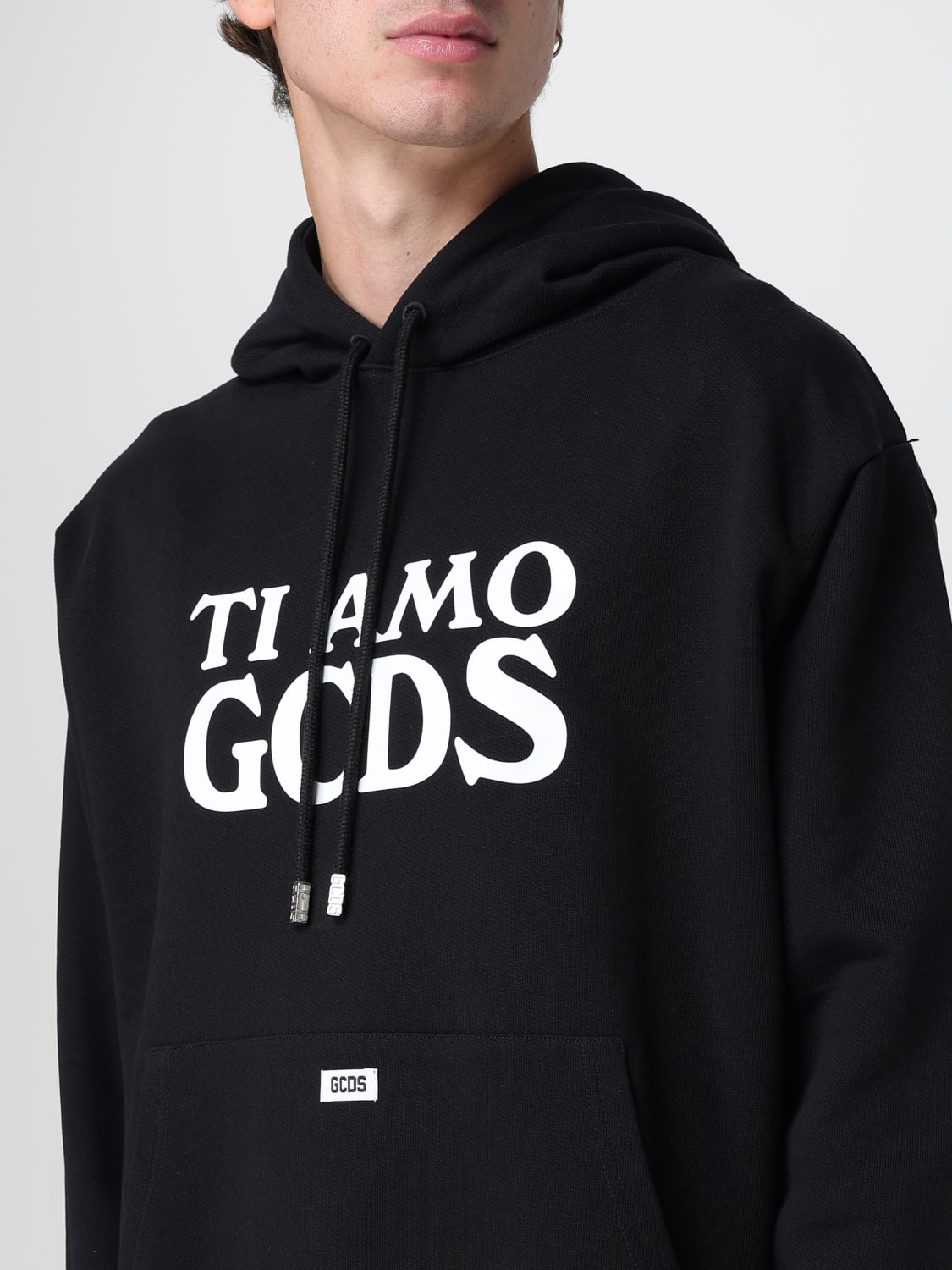 GCDS SWEATSHIRT: Sweatshirt men GCDS, Black - Img 3