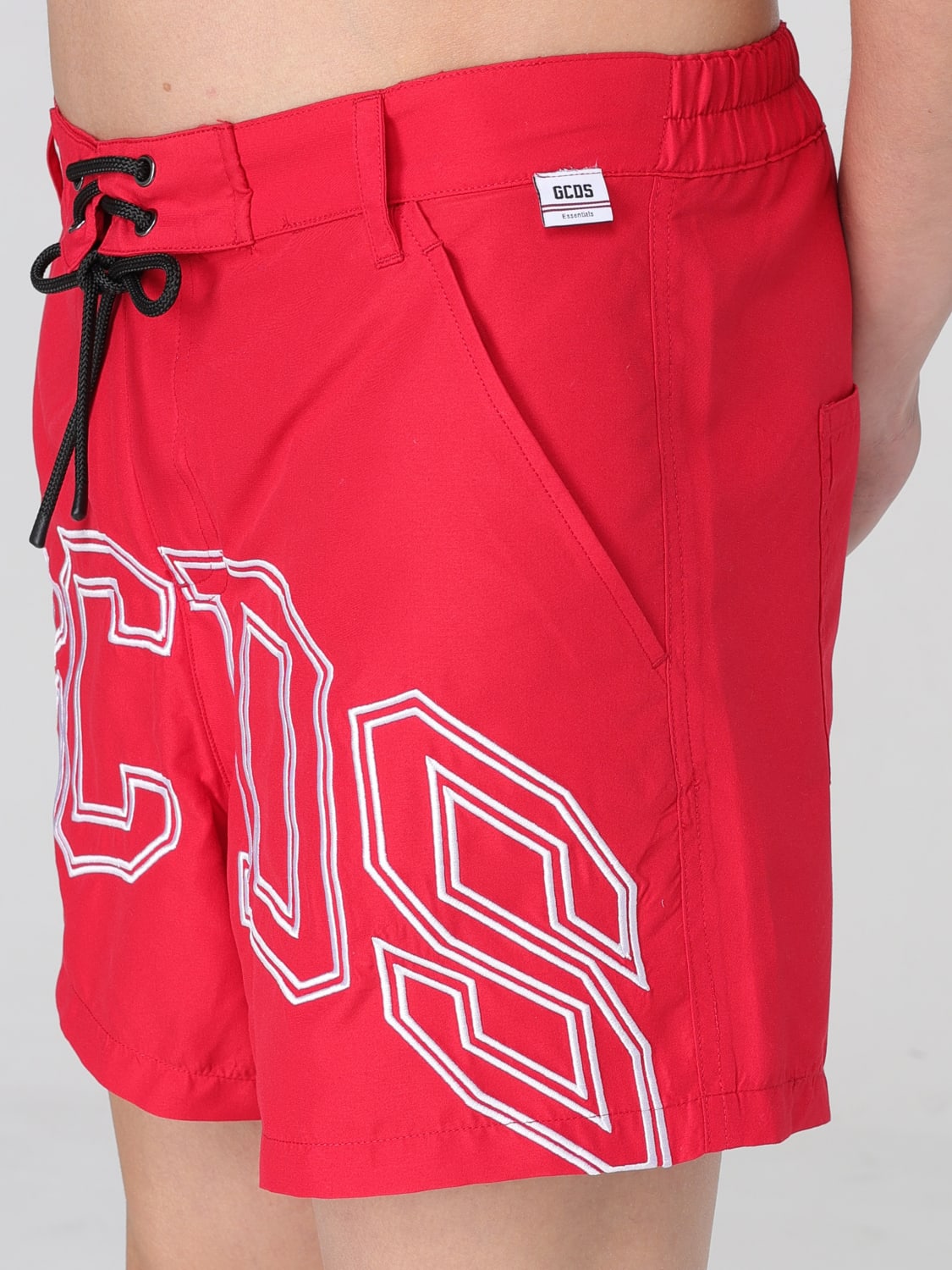 GCDS COSTUME: Costume GCDS in nylon , Rosso - Img 3