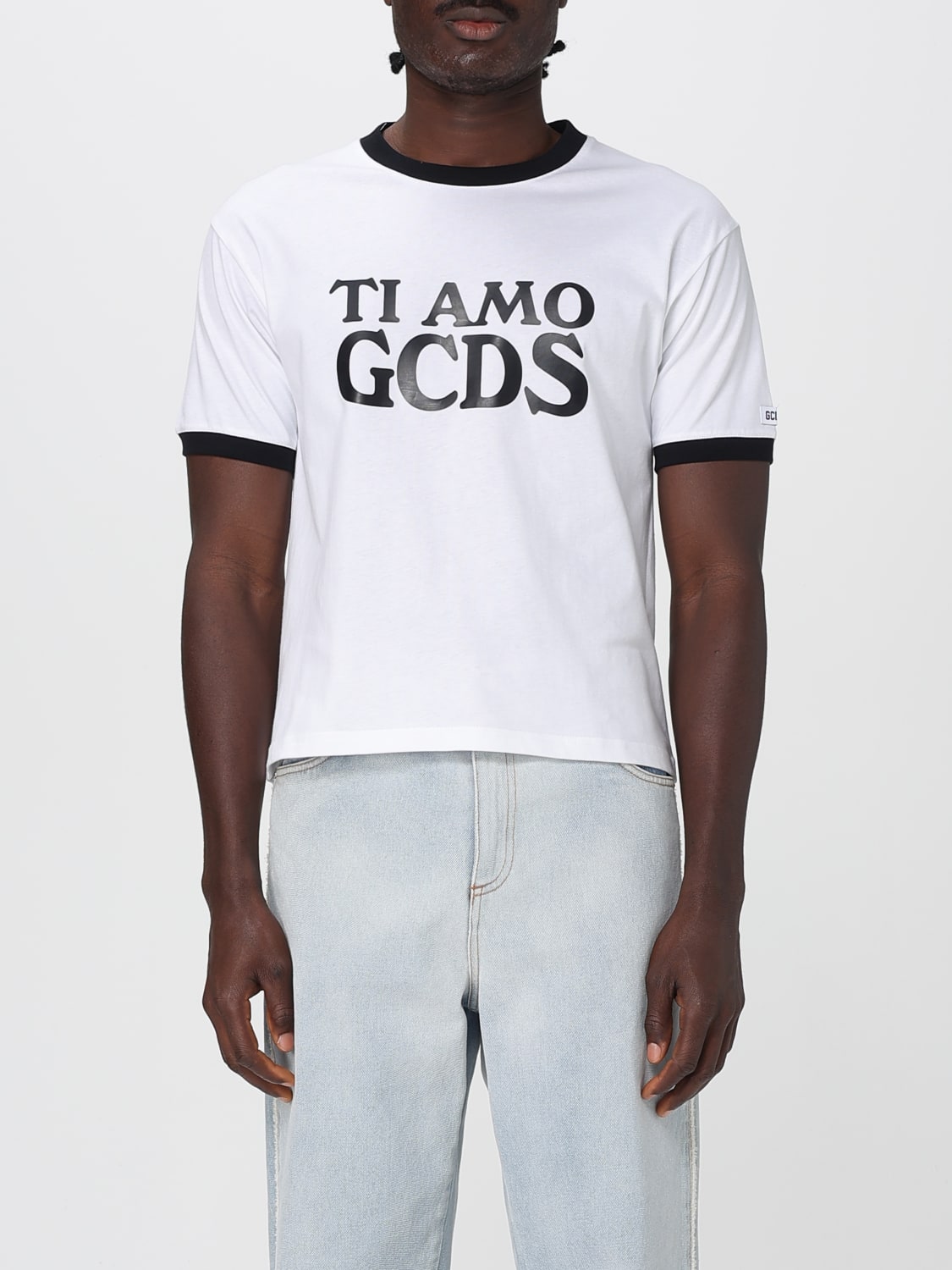 GCDS T-SHIRT: T-shirt men GCDS, White - Img 1