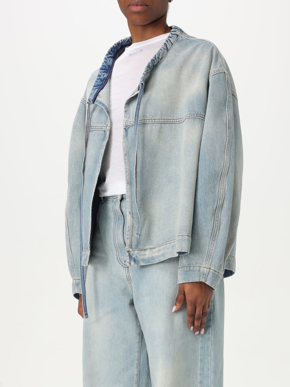ジャケット MSGM Woman Jacket Blue 3841MDH230L257275 85 MSGM: women's jacket - Blue | MSGM jacket 3841MDH230L257275