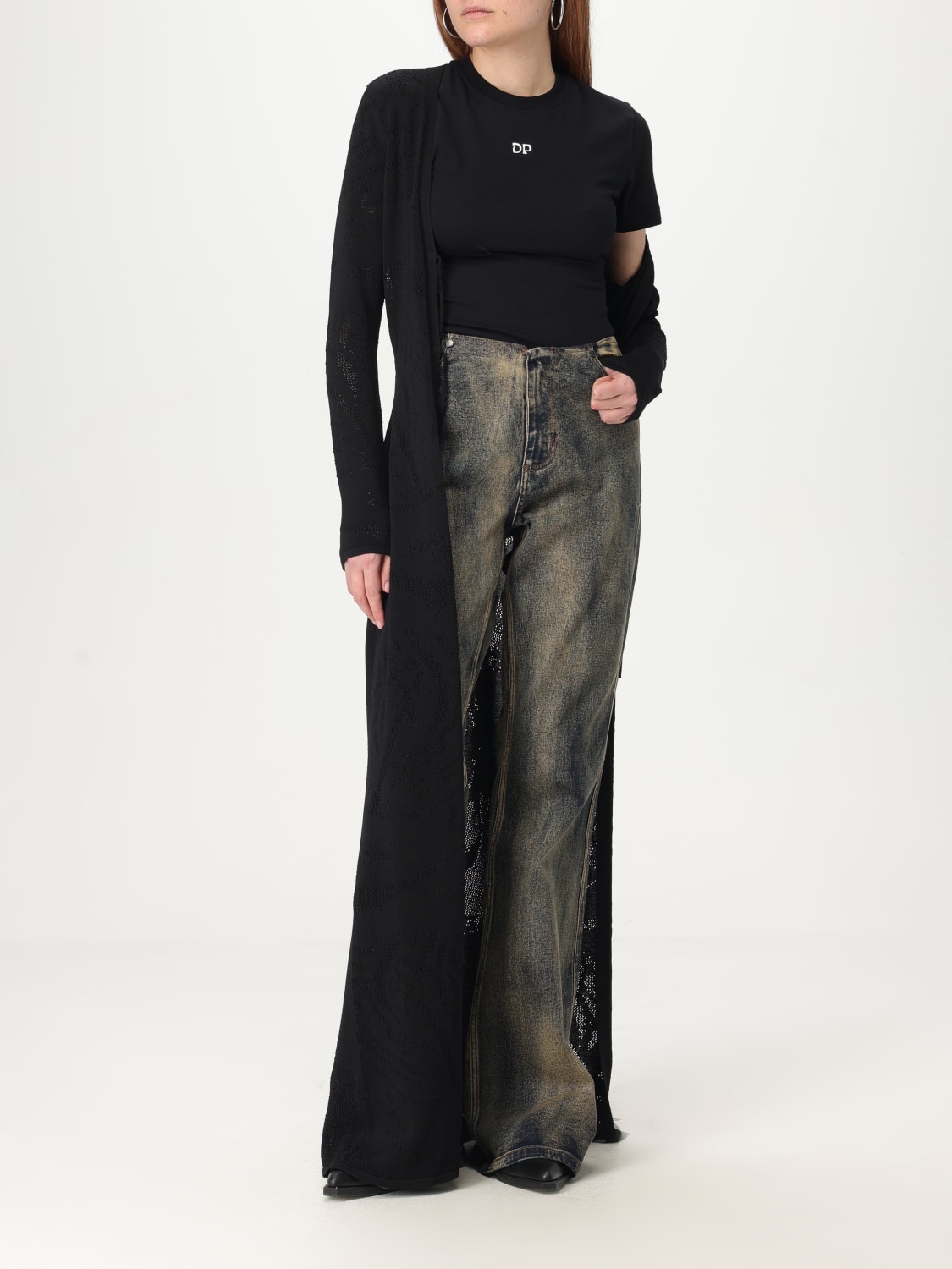 DAILY PAPER T-SHIRT: T-shirt woman Daily Paper, Black - Img 2