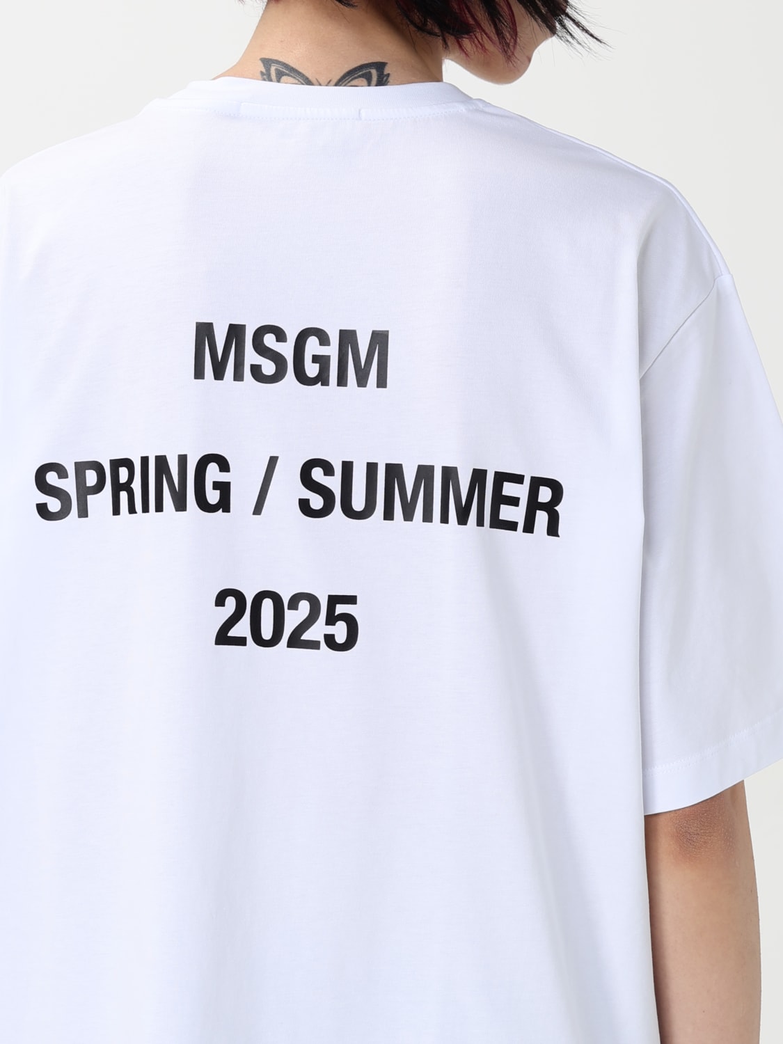 MSGM CAMISETA: Camiseta mujer MSGM, Blanco - Img 4