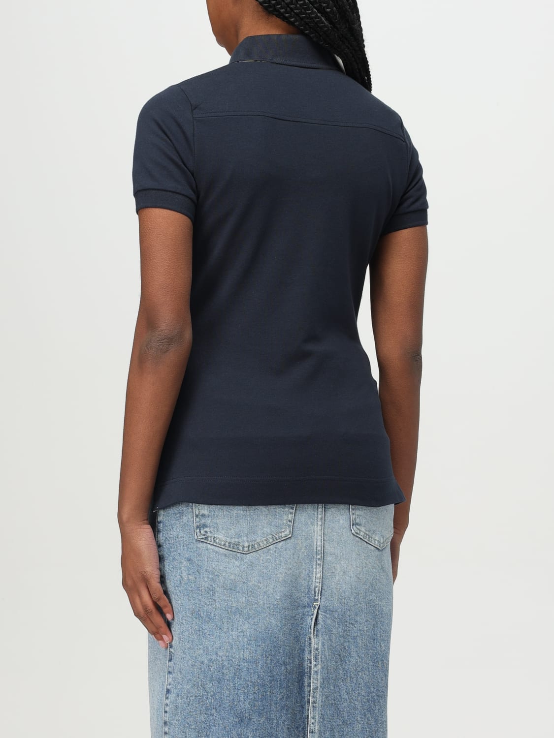 BARBOUR POLO: T-shirt femme Barbour, Bleu Marine - Img 2