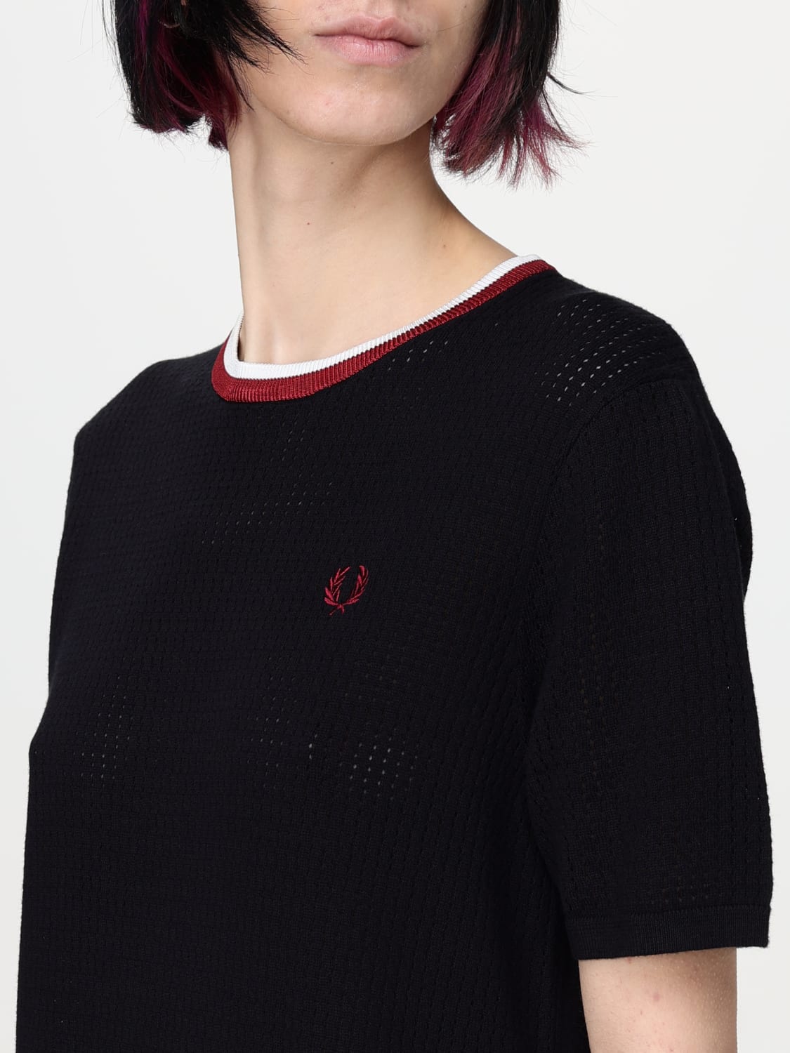 ワンピース FRED PERRY Woman Dress Black D9178 102 FRED PERRY: Dress woman - Black | Fred Perry dress D9178