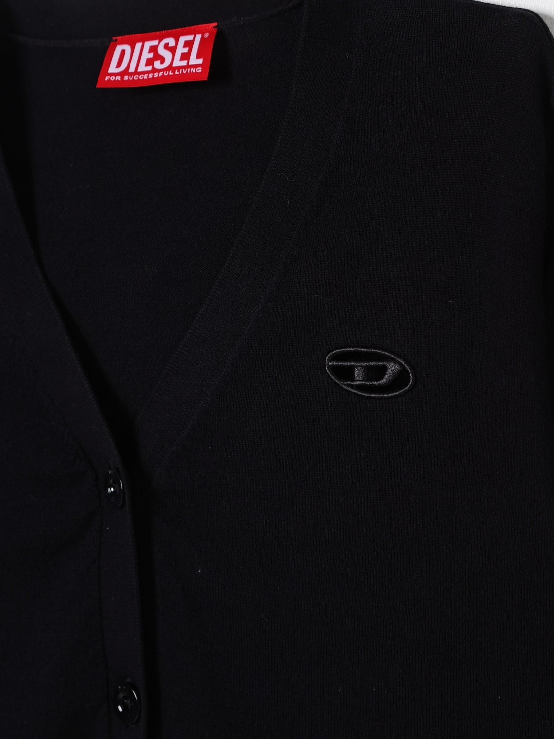 DIESEL PULLOVER: Pullover kinder Diesel, Schwarz - Img 3