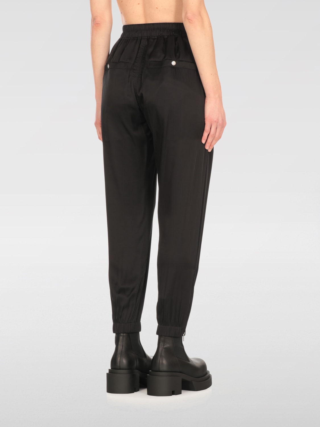 RICK OWENS PANTALONE: Pantalone jogging Rick Owens in cotone, Nero - Img 3