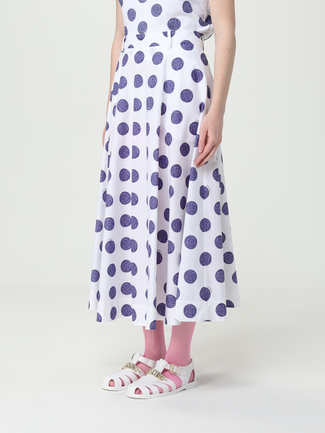 MOSCHINO COUTURE Woman Skirt White 01380450 1002 MOSCHINO COUTURE Woman Skirt White 01380450 1002