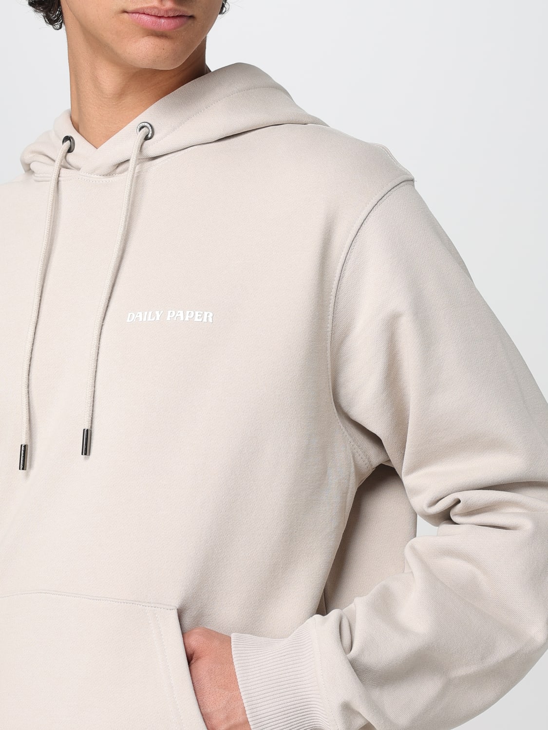 パーカー・フーディ DAILY PAPER Men Hoodies 2512025 NACREOUSCL BEIGE Daily Paper - Men Hoodies & Sweaters – Daily Paper US