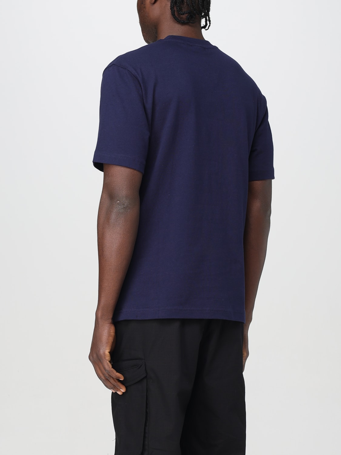 DAILY PAPER T-SHIRT: T-shirt in cotone con mini logo Daily Paper, Blue - Img 2