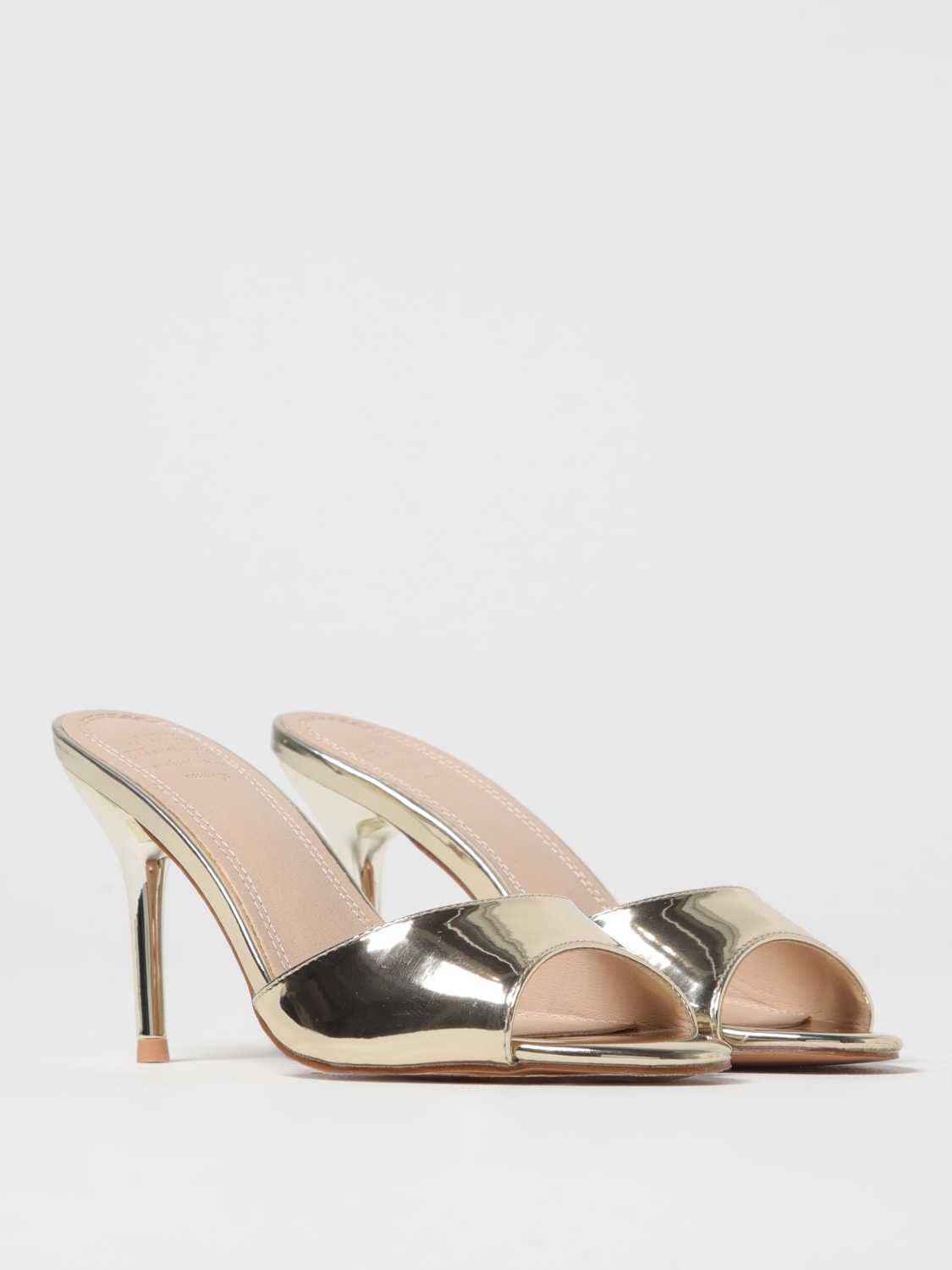 TWENTY FOURHAITCH HEELED SANDALS: Brogues woman Twenty Fourhaitch, Gold - Img 2