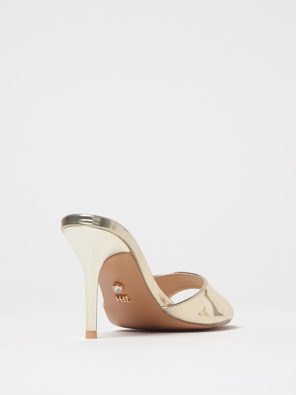 TWENTY FOURHAITCH HEELED SANDALS: Brogues woman Twenty Fourhaitch, Gold - Img 3