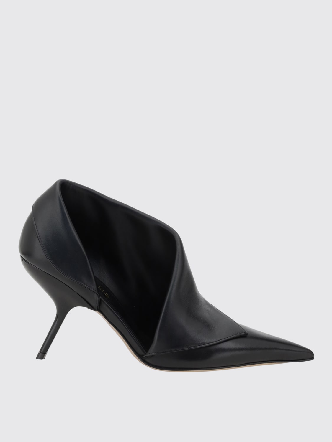 【関税&送料込】Ferragamo With Heel Black Ferragamo 70mm wedge-heel Leather Pumps | Black | FARFETCH JO