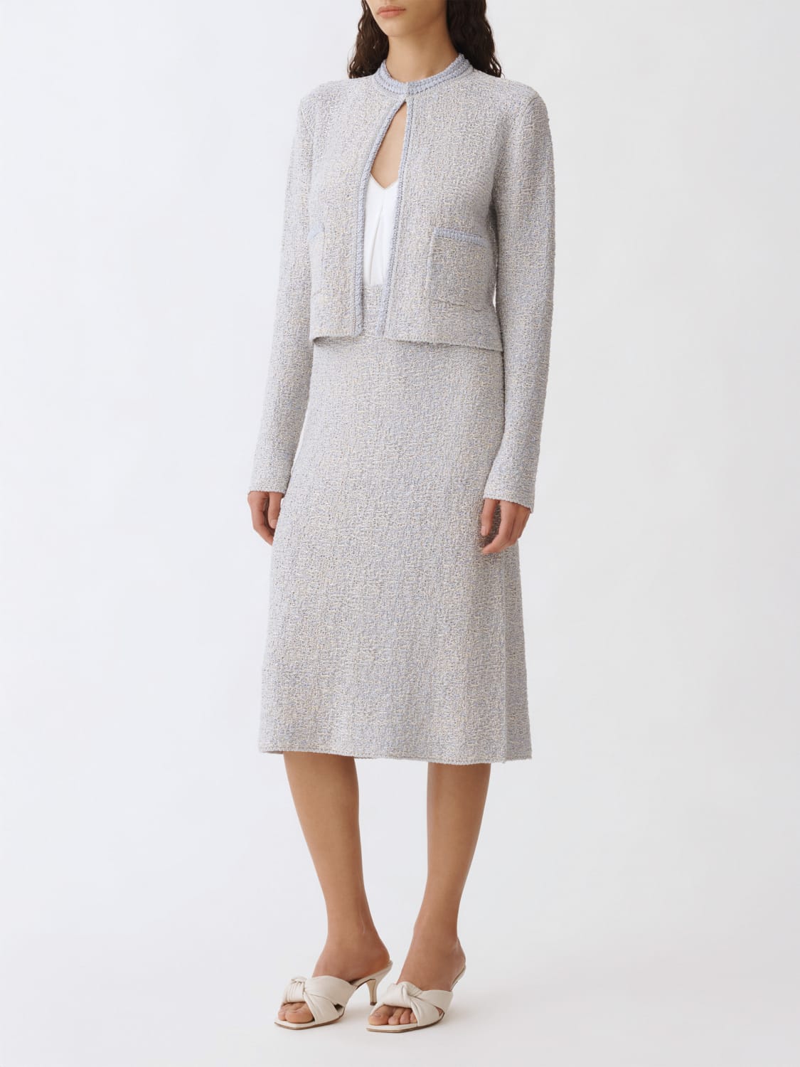 スカート FABIANA FILIPPI Woman Skirt Yellow Cream GND275F778L366 VR2 22406626_54100140_1000.jpg